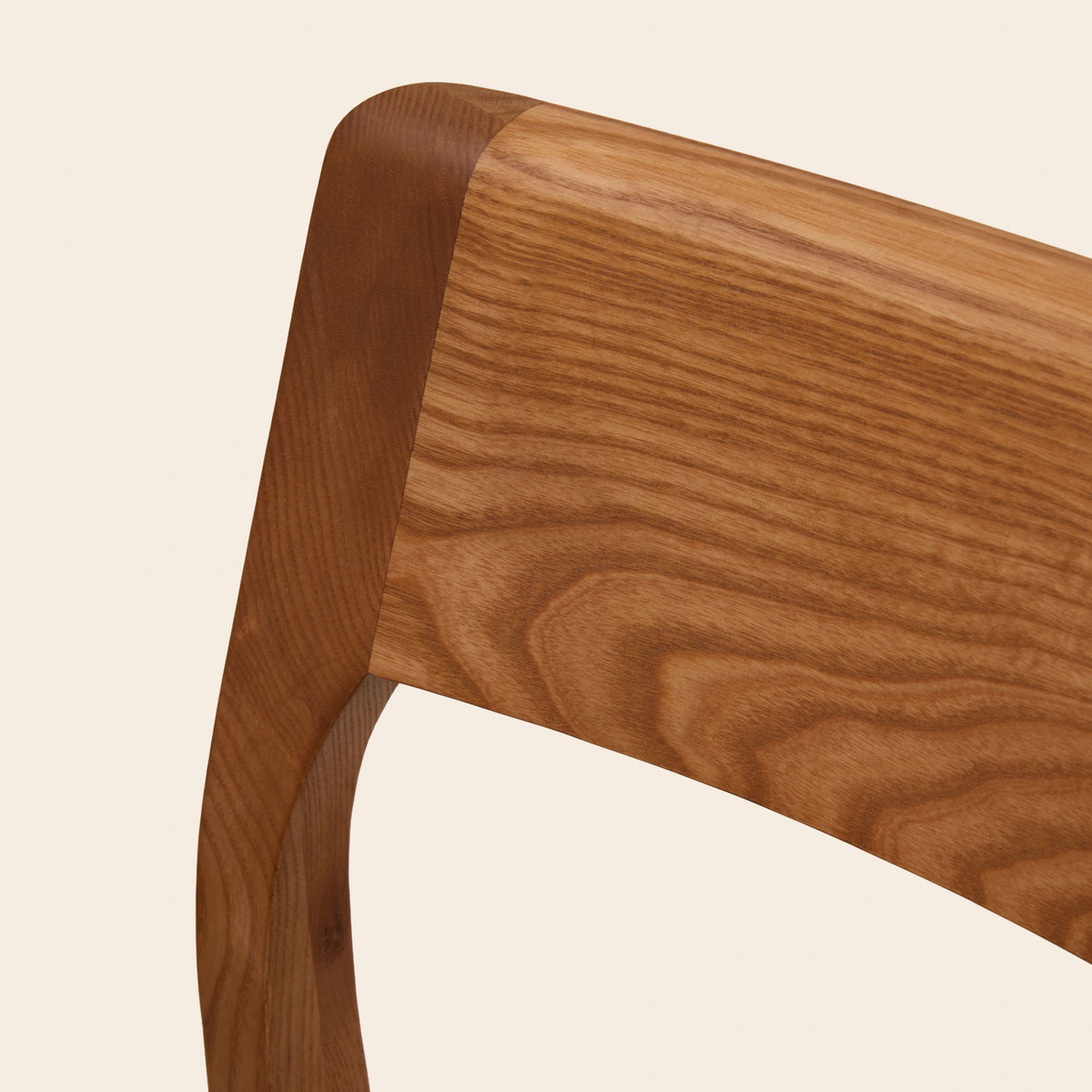 Chaise HARIELLE bois et taupe chiné