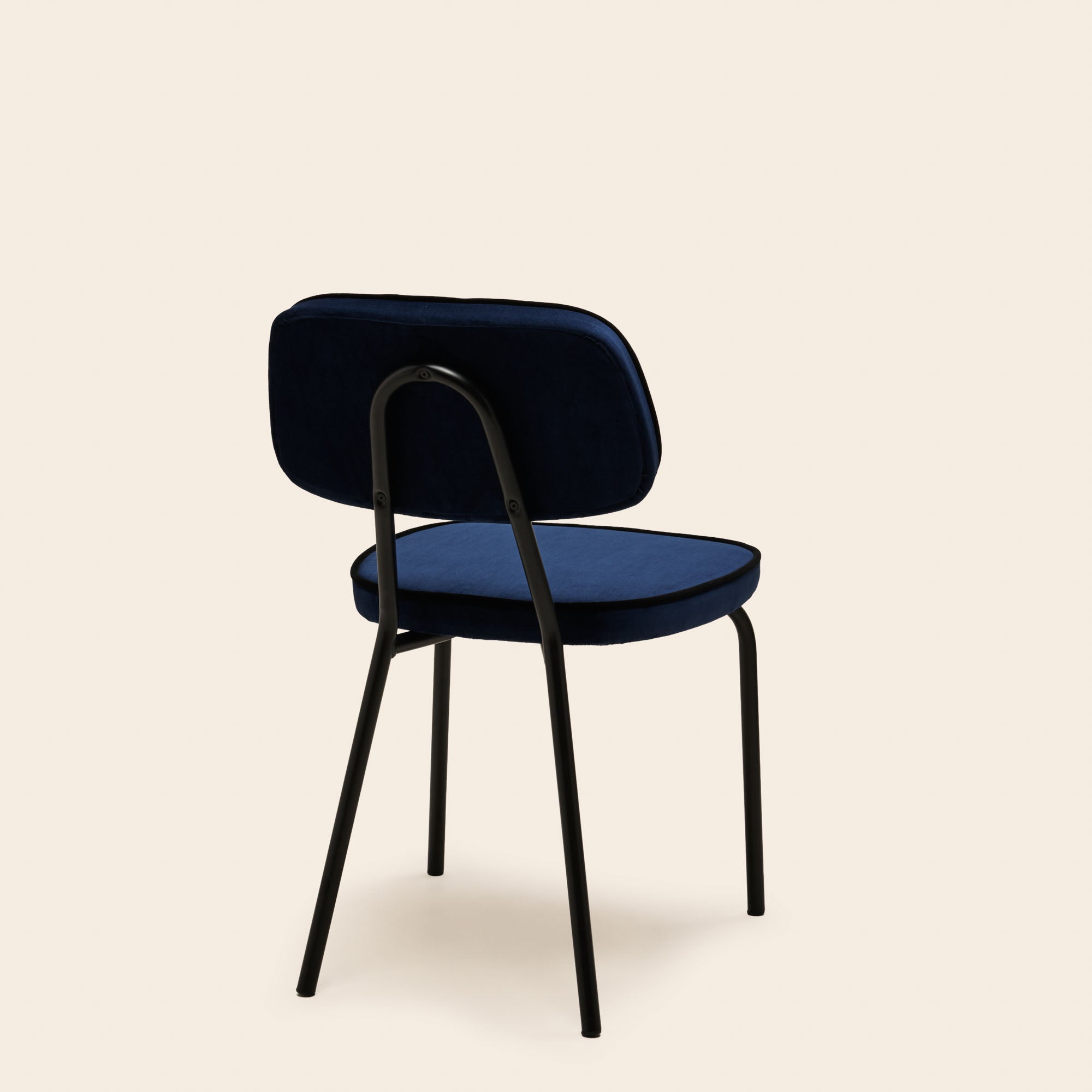 Chaise YSABEAU dalila bleu nuit et noir