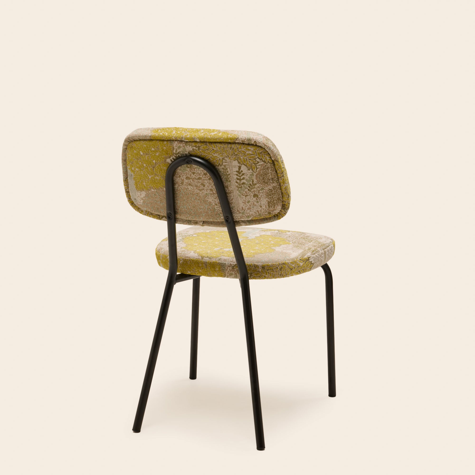 Chaise YSABEAU alisia jaune sufure naturel