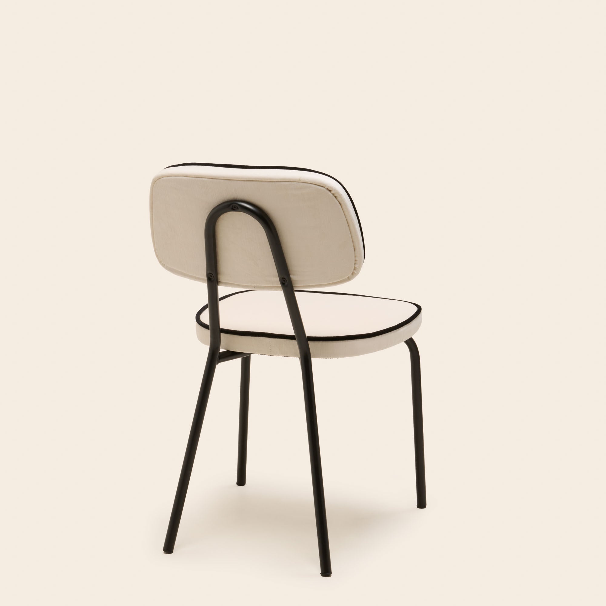 Chaise YSABEAU dalila ivoire et noir