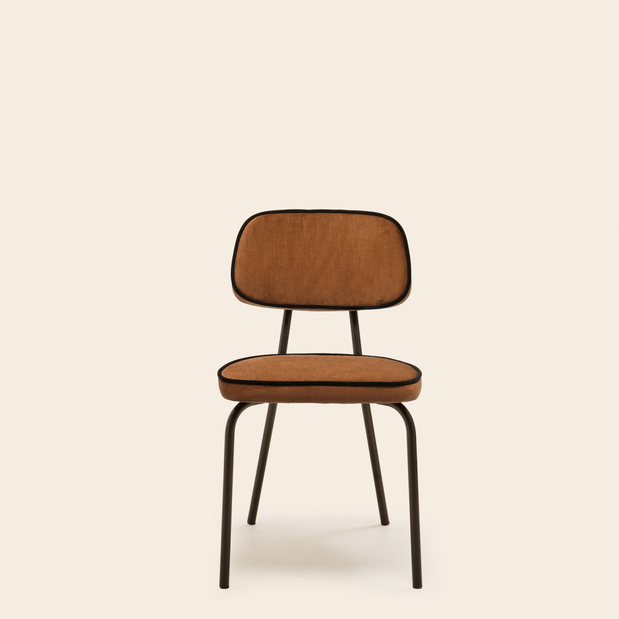 Chaise YSABEAU dalila fauve et noir