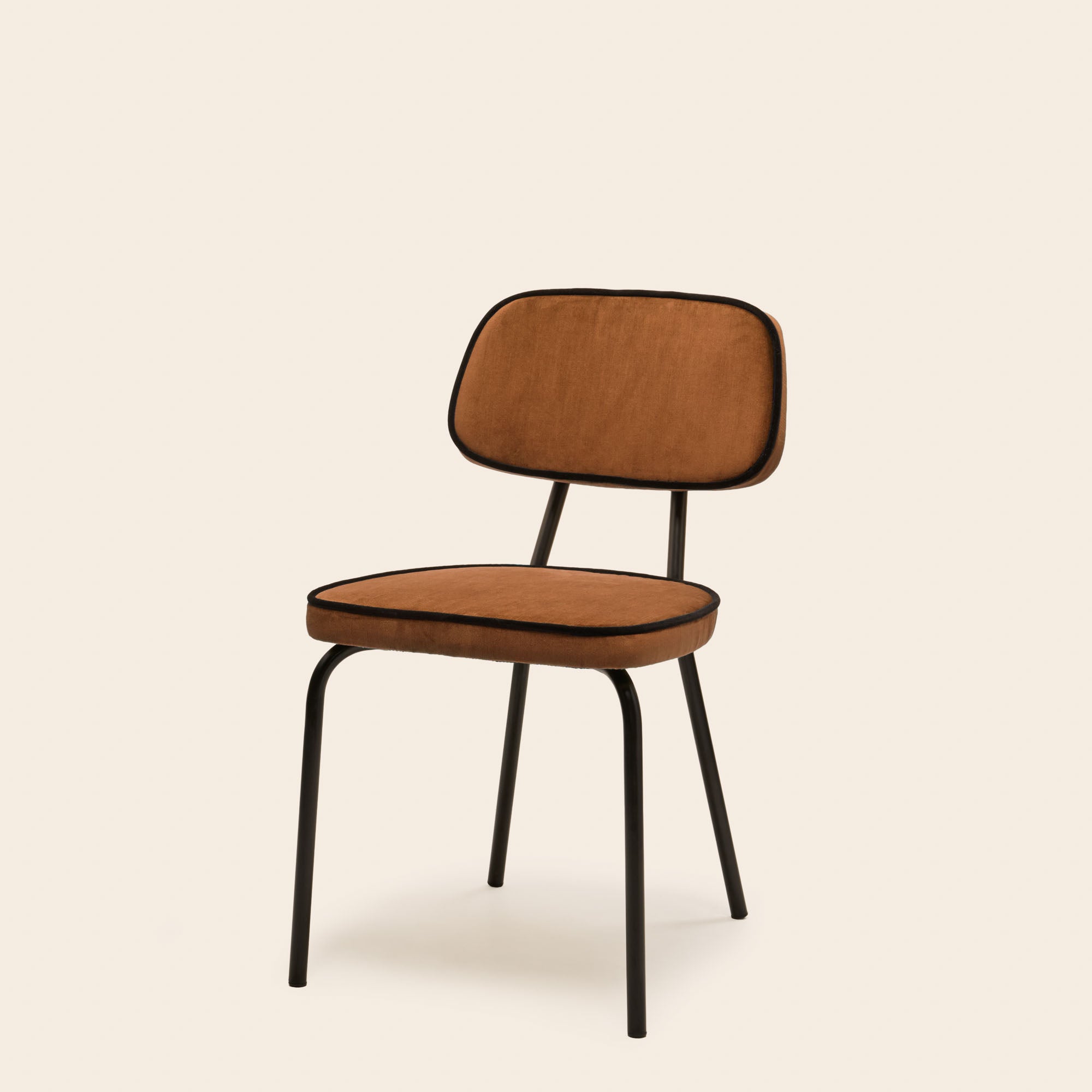 Chaise YSABEAU dalila fauve et noir