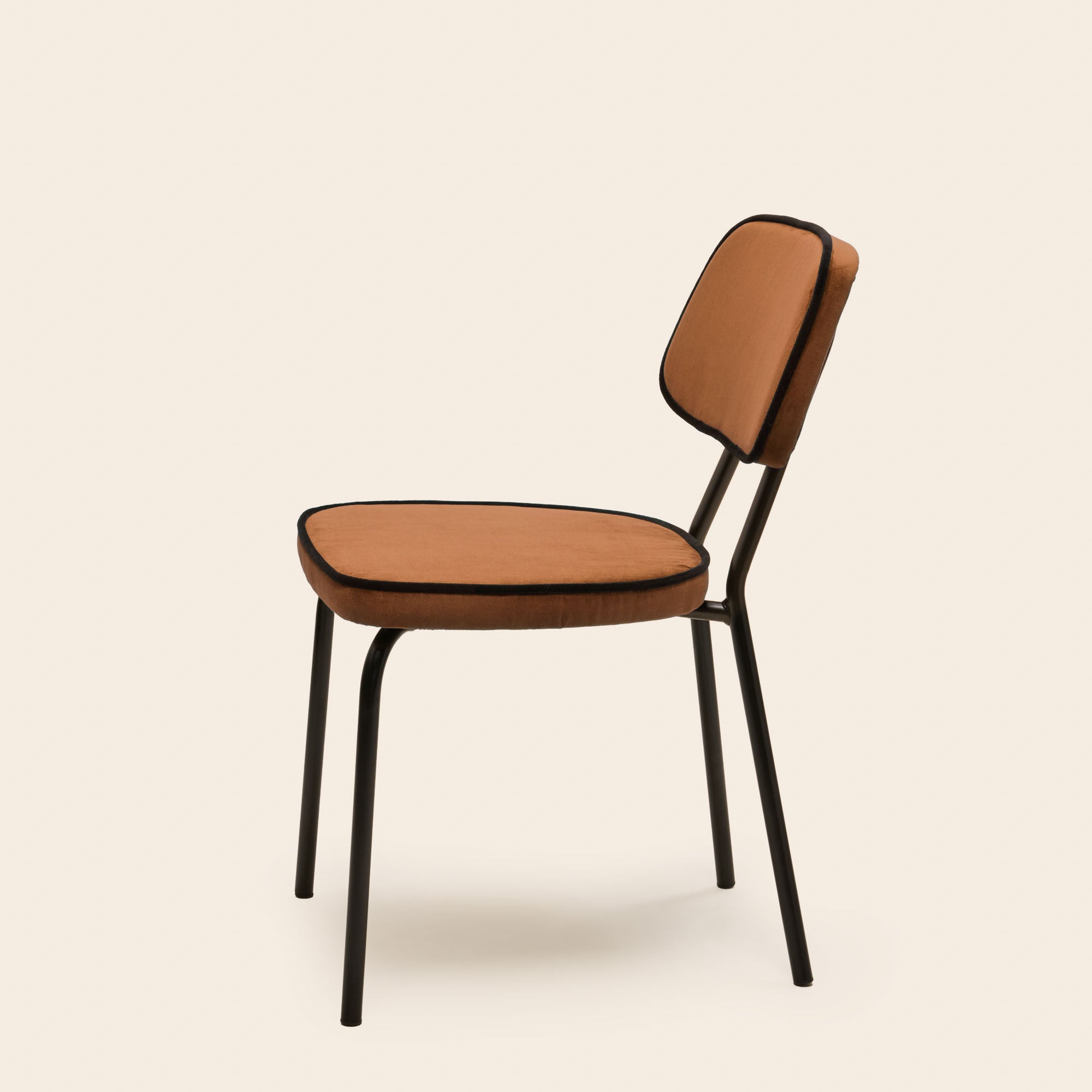 Chaise YSABEAU dalila fauve et noir