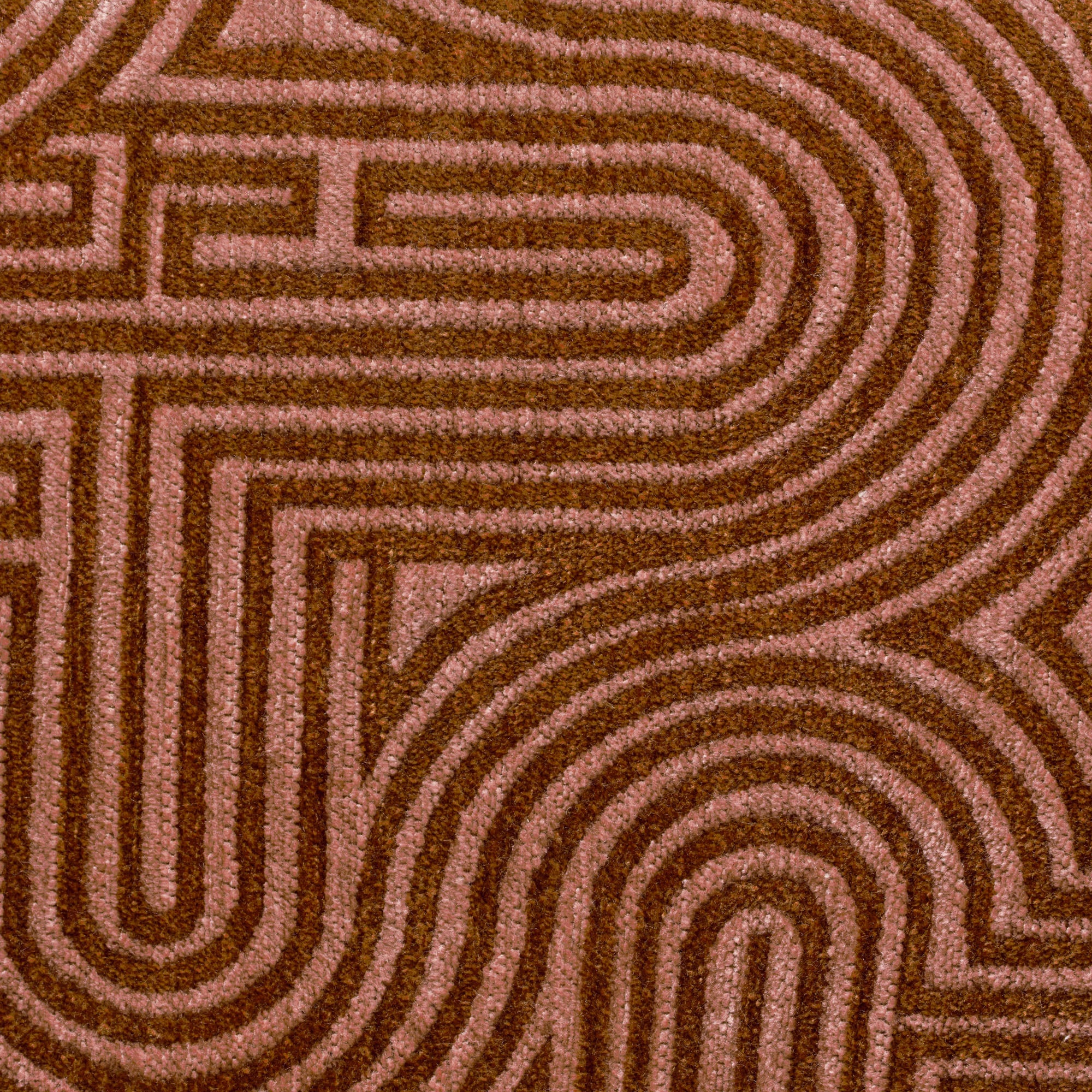 Chaise YSABEAU pêche rosé et caramel