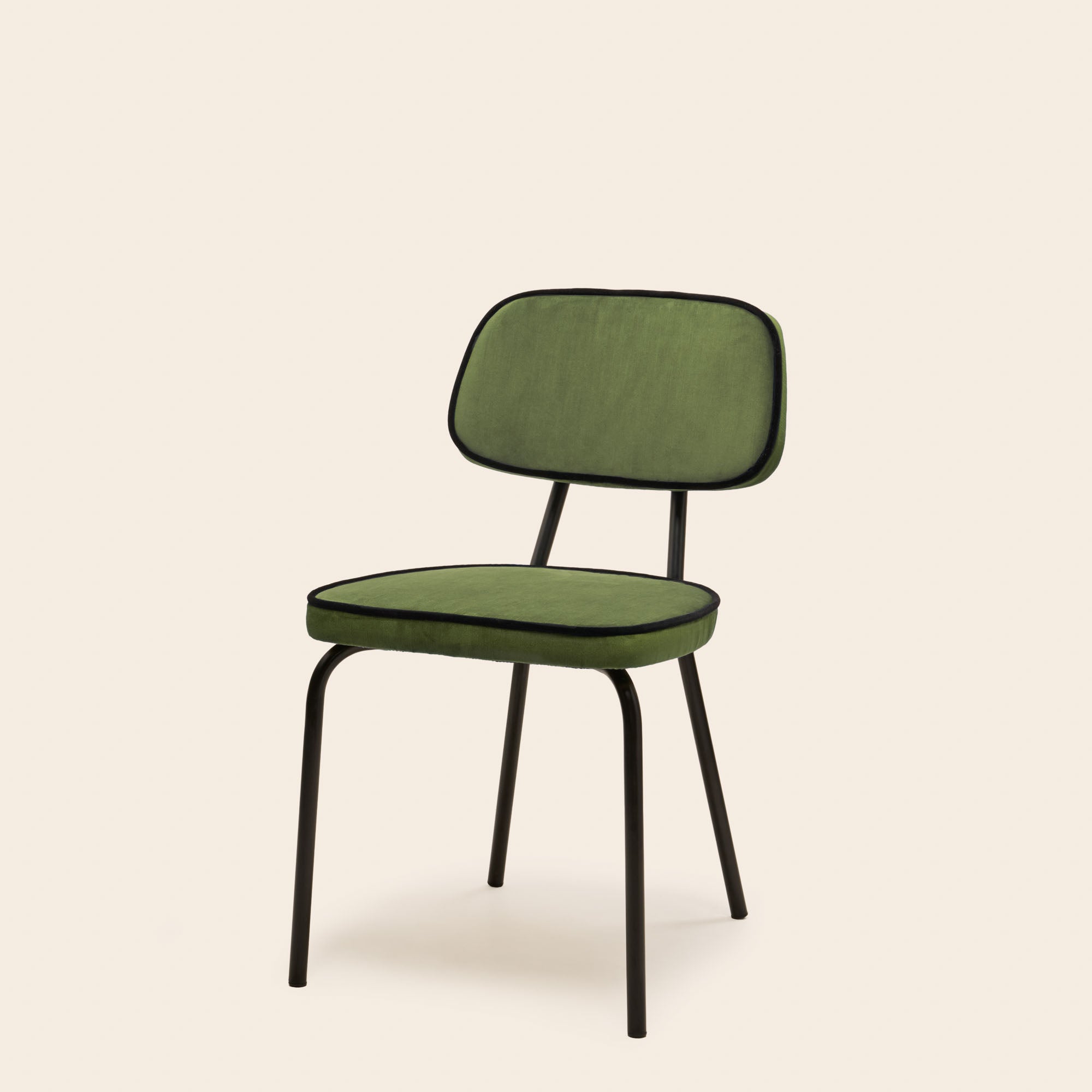 Chaise YSABEAU dalila vert amande et noir