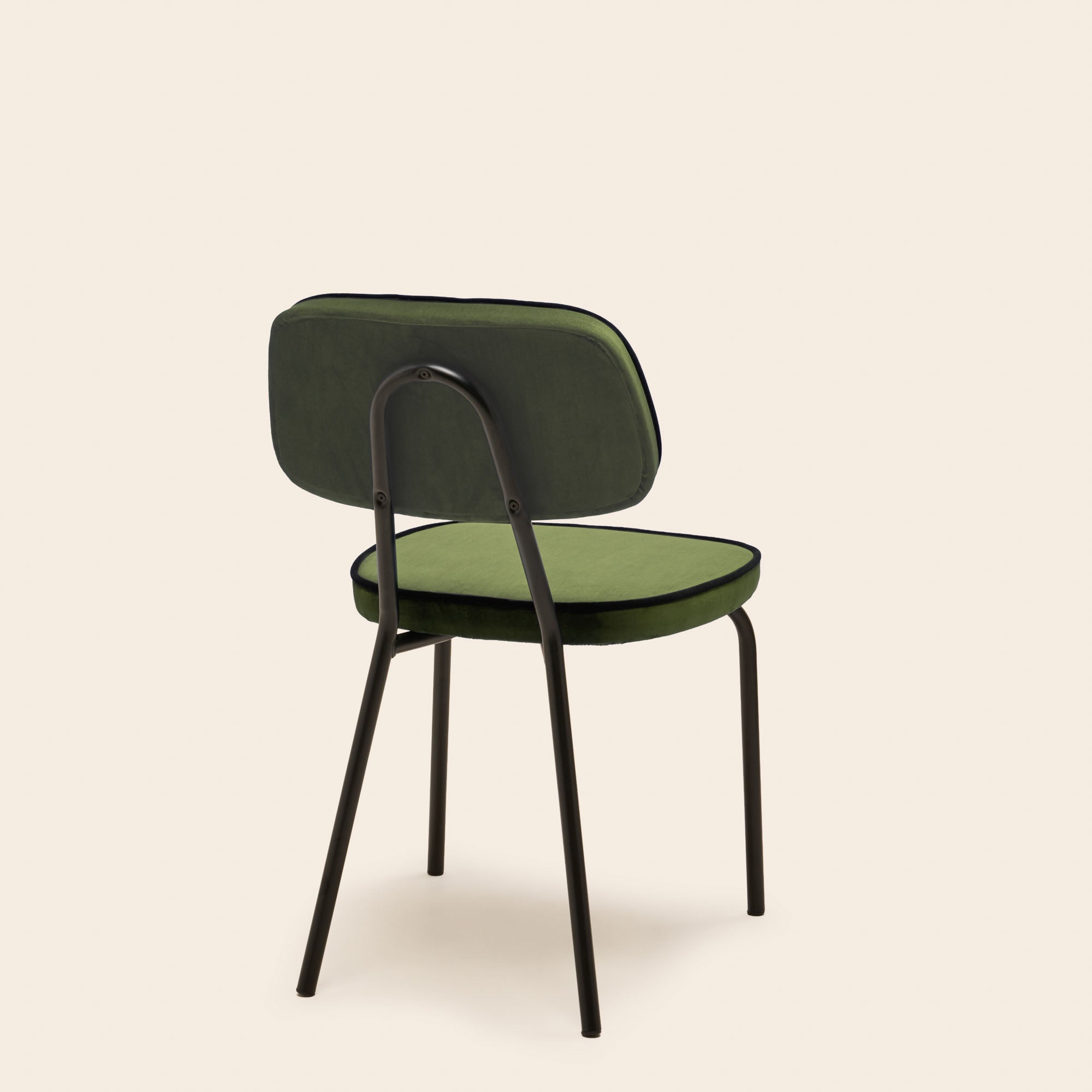 Chaise YSABEAU dalila vert amande et noir
