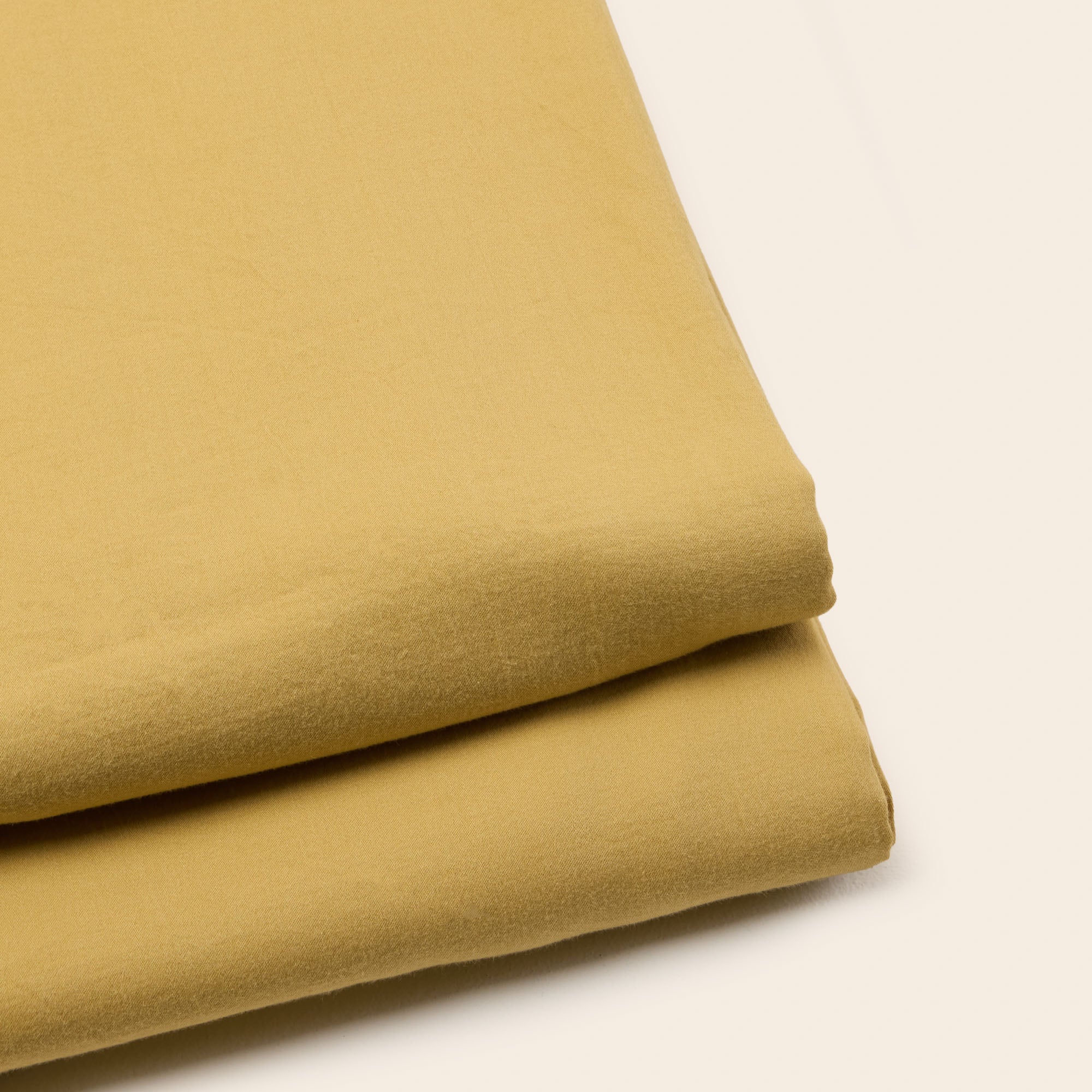 Drap plat SATHEENE jaune indien
