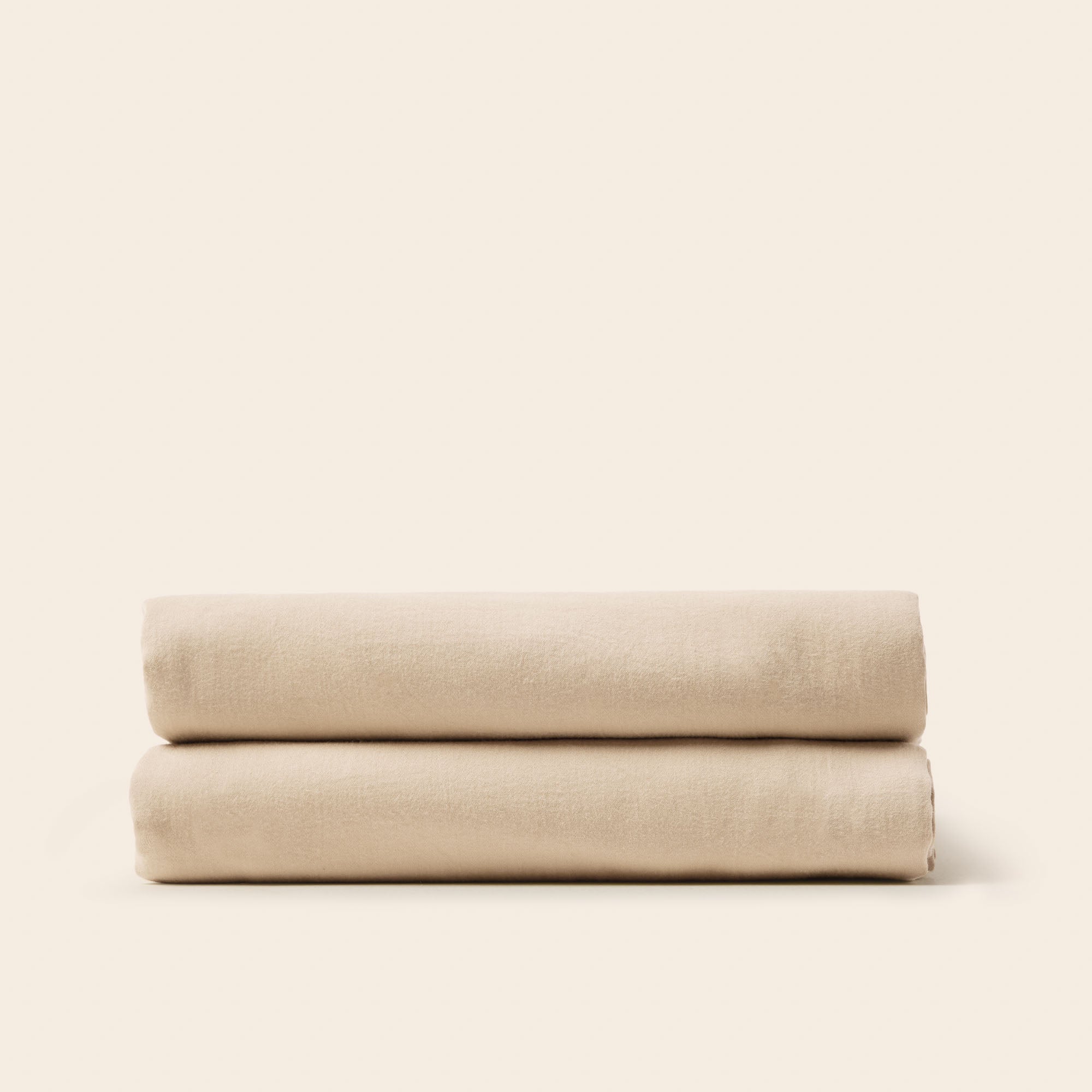 Drap plat SATHEENE beige nude