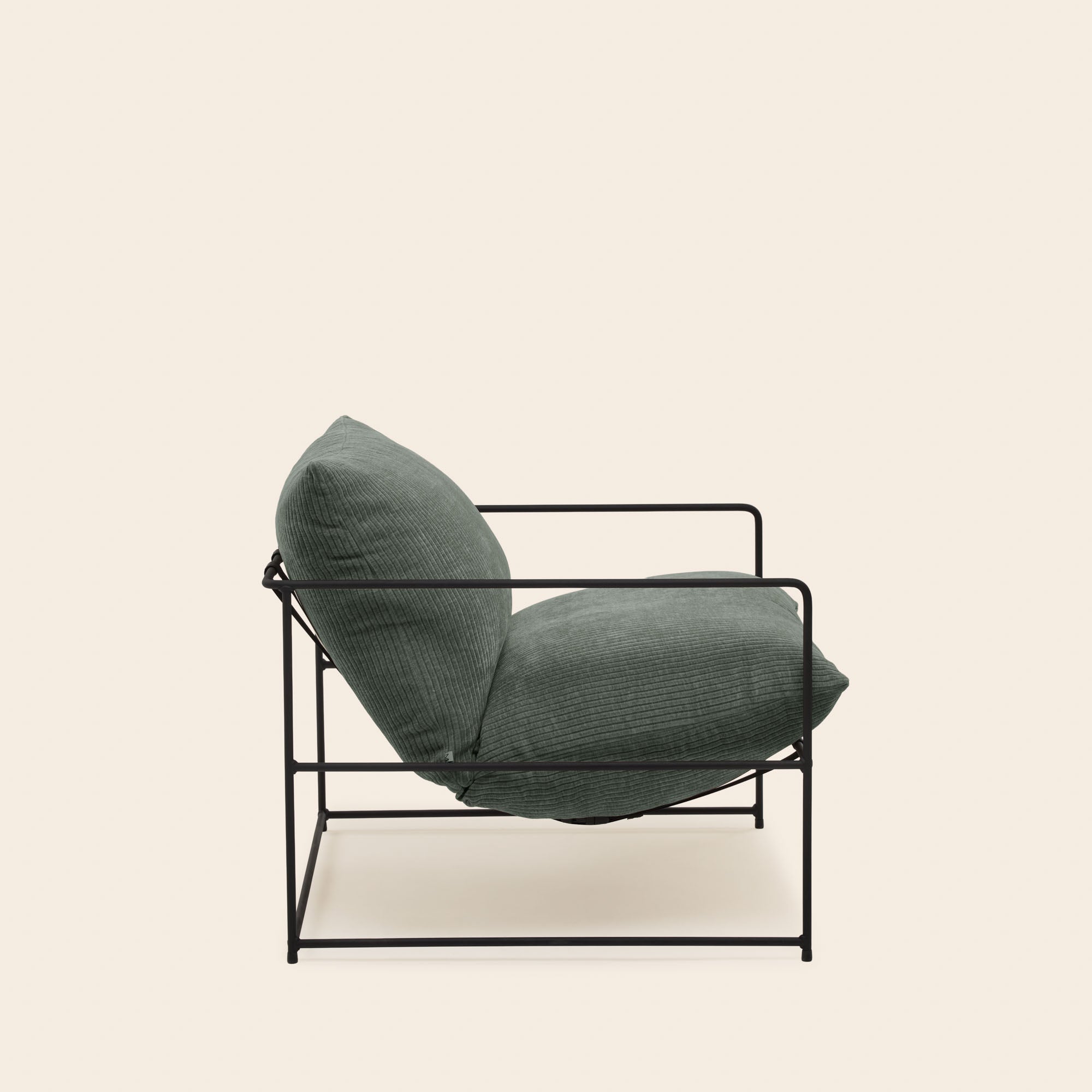 Fauteuil ALCENO racer kaki grisé