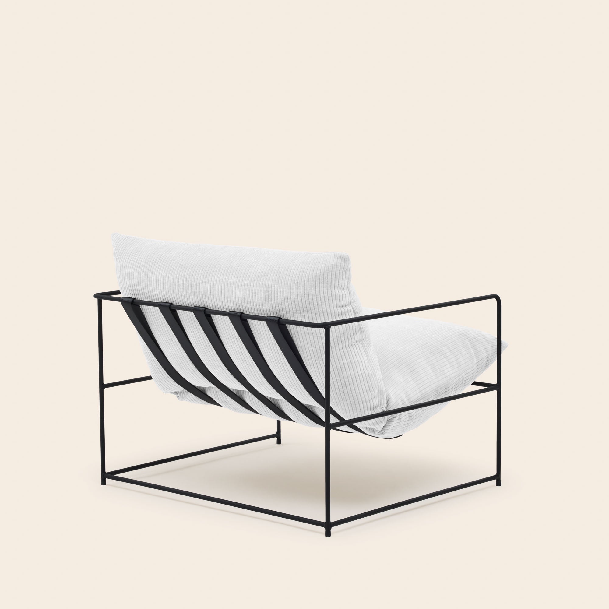 Fauteuil ALCENO racer ivoire