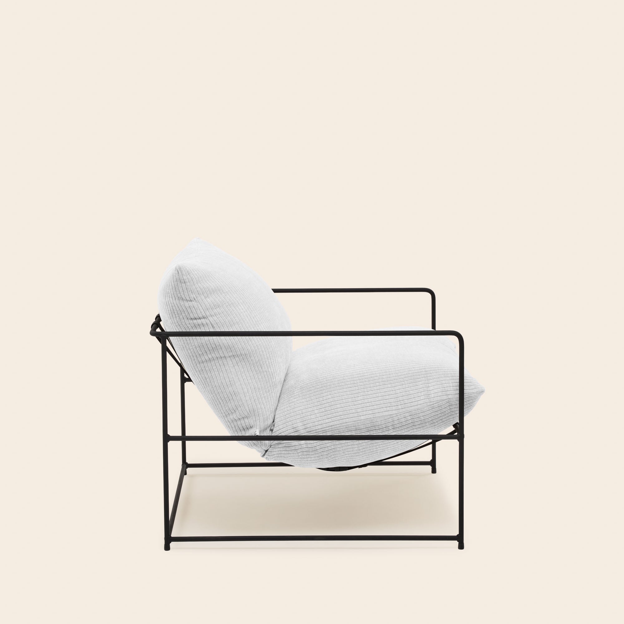 Fauteuil ALCENO racer ivoire