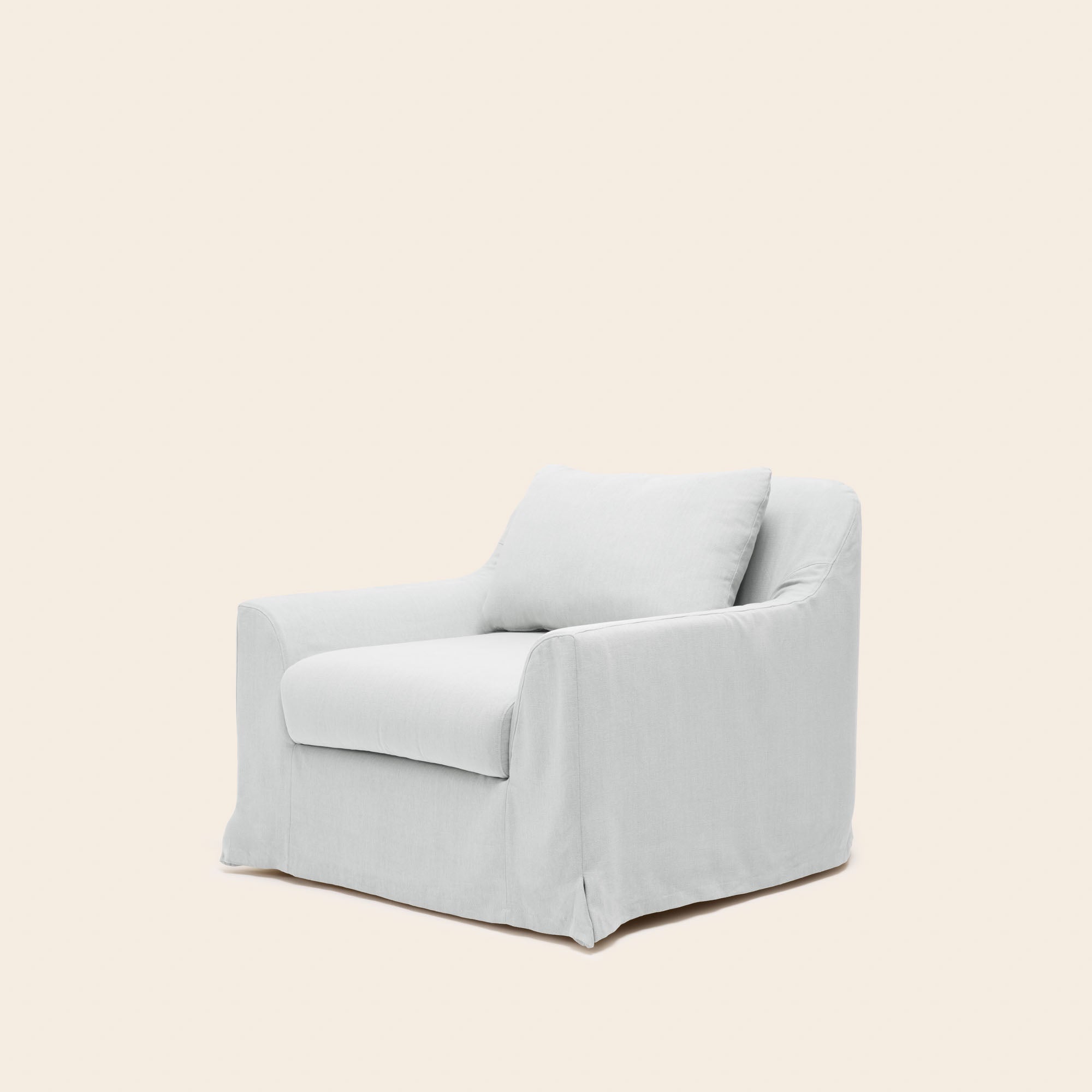Fauteuil CLARIBEL toile nuage