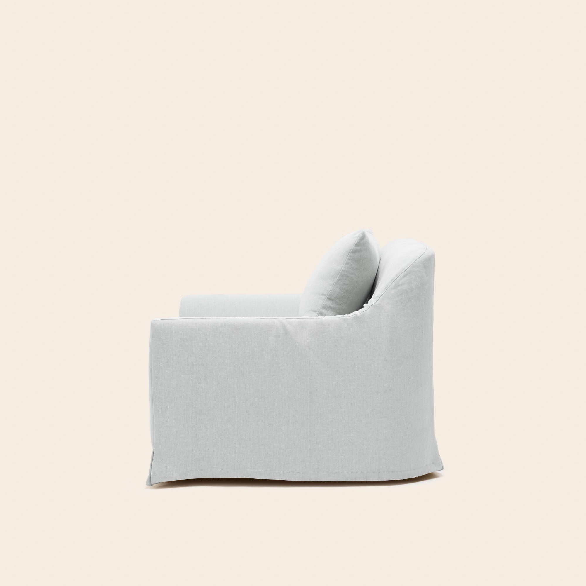 Fauteuil CLARIBEL toile nuage