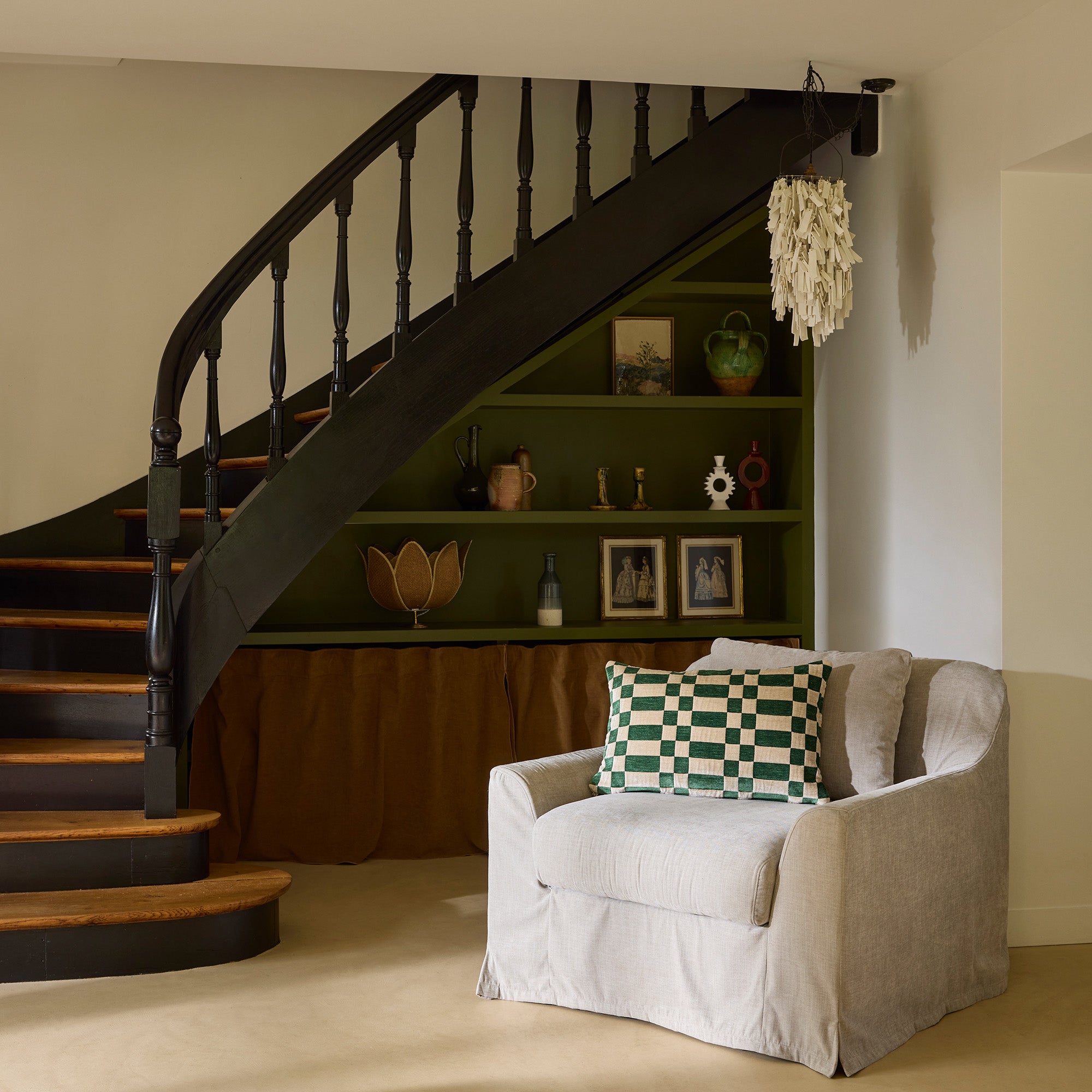 Fauteuil CLARIBEL chenille pierre minéral