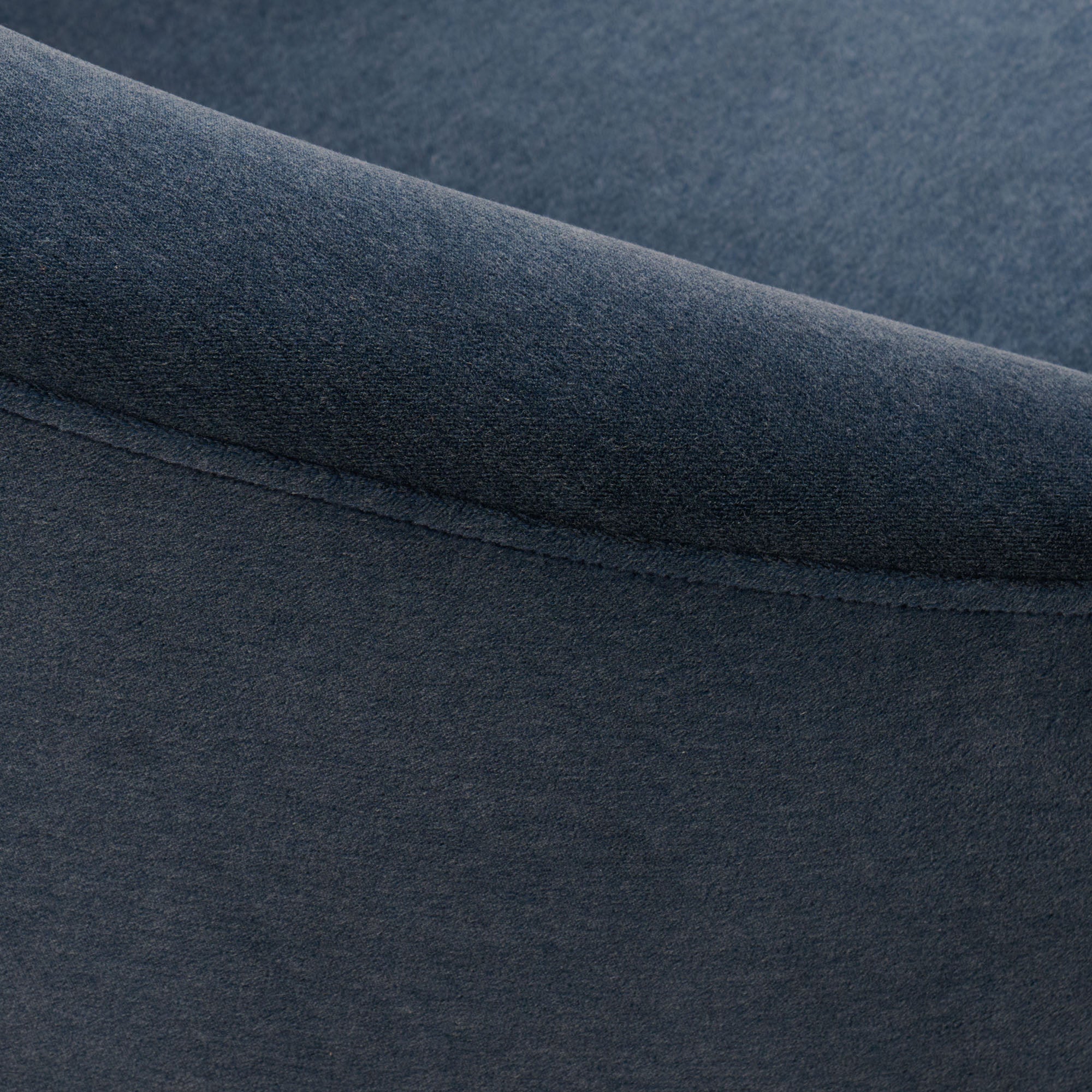 Fauteuil JULIKA velours bleu de gris