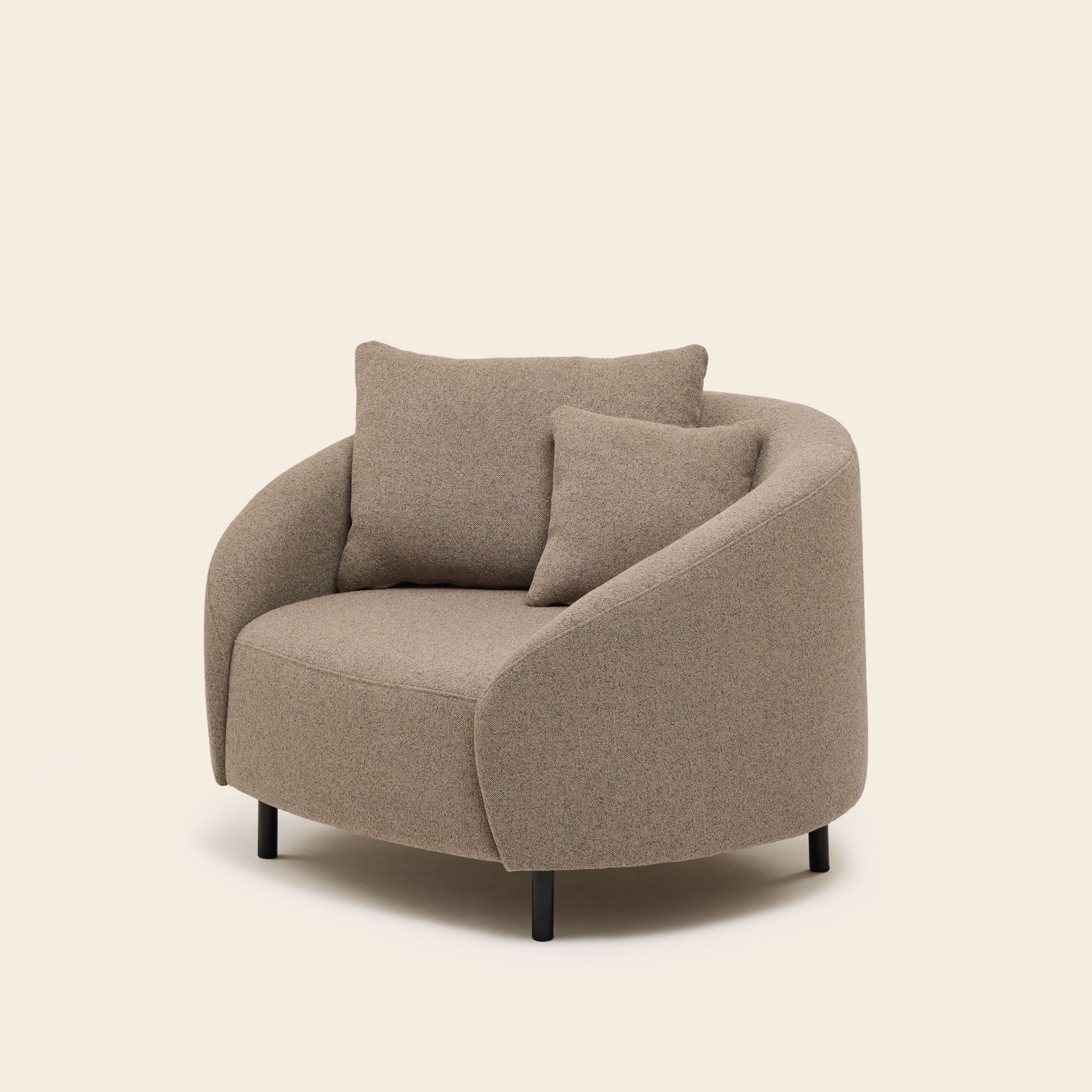 Fauteuil JULIKA glory taupe