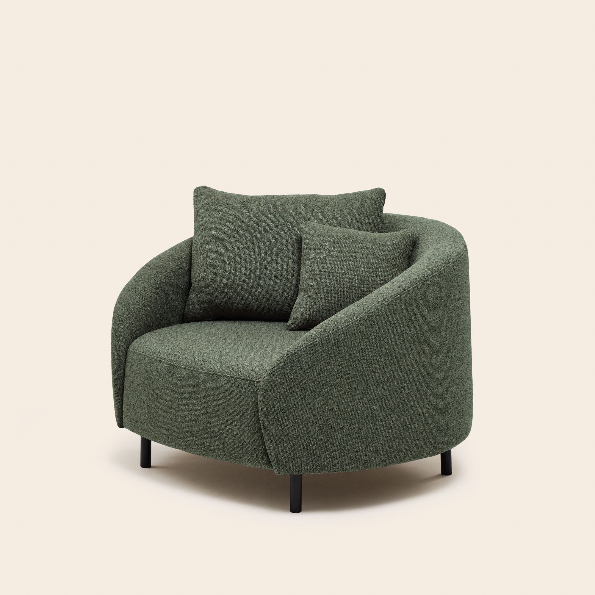 Fauteuil JULIKA glory vert forêt