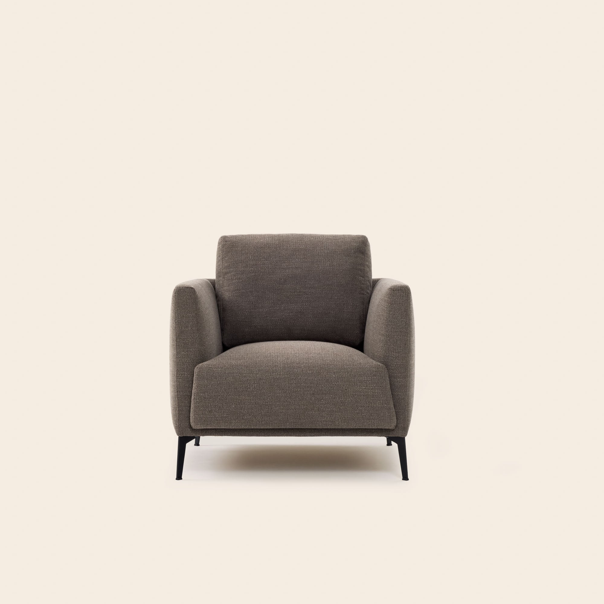 Fauteuil ODELLE natté taupe
