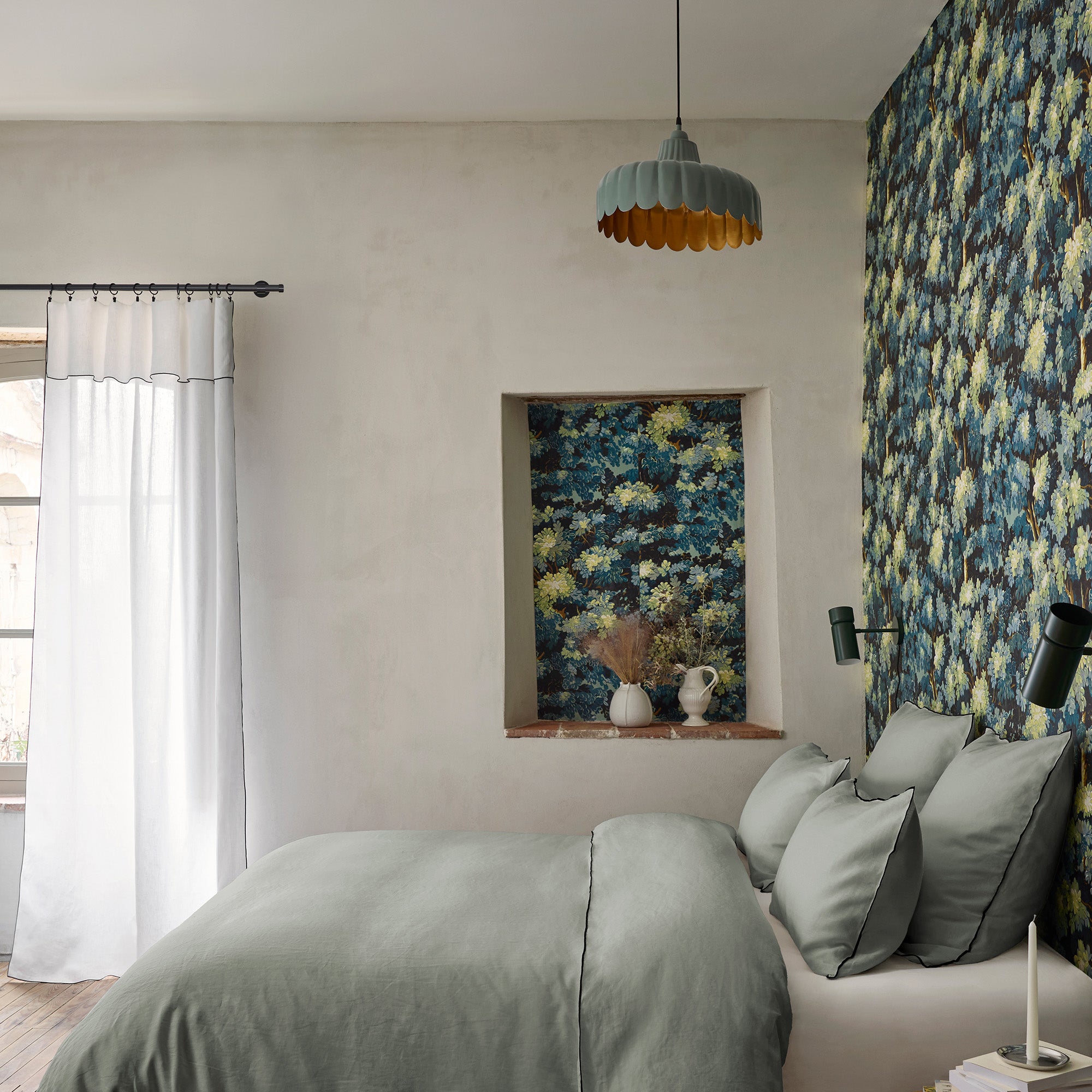 CARLINA duvet cover lime and black bumblebee