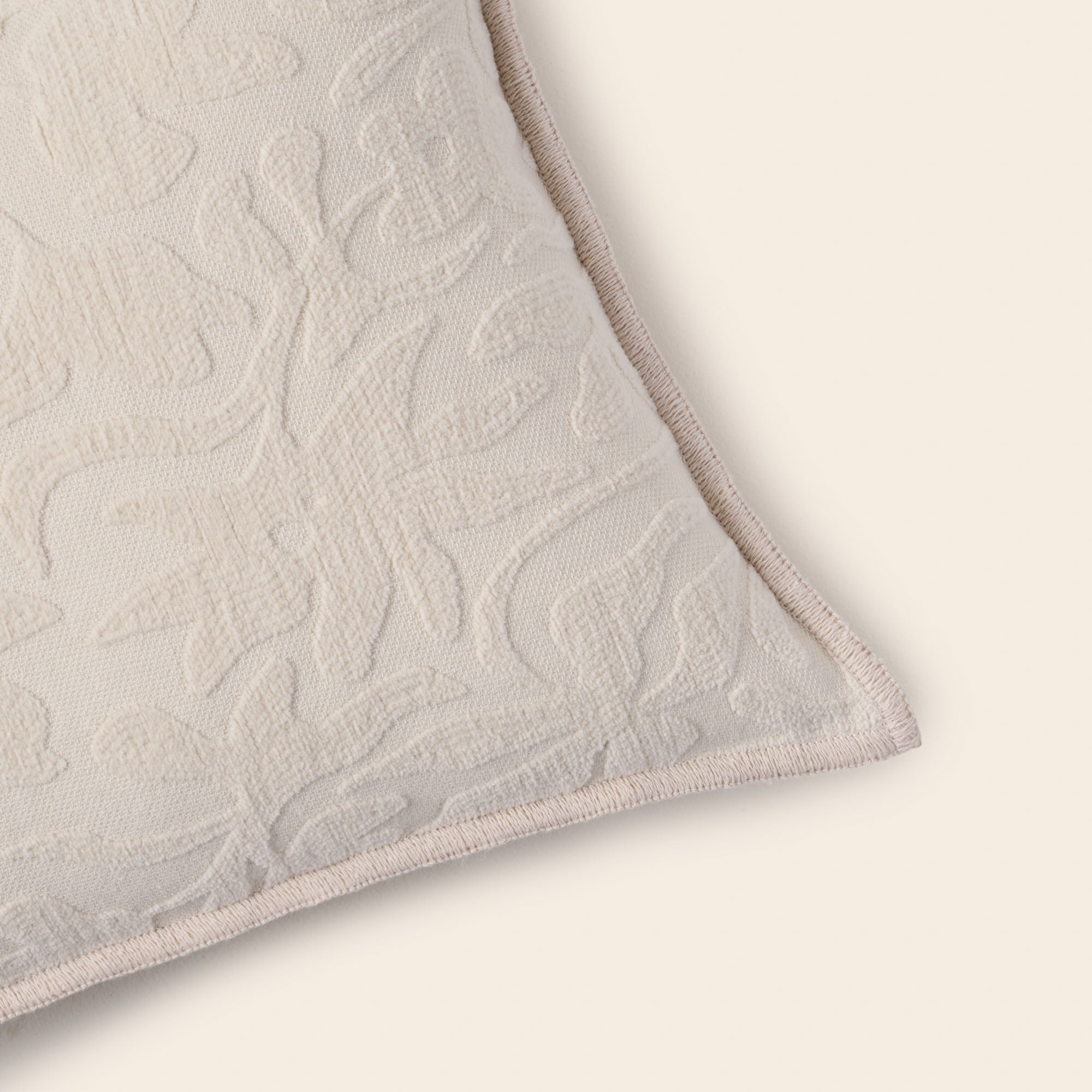 Housse de coussin CORINNA ivoire