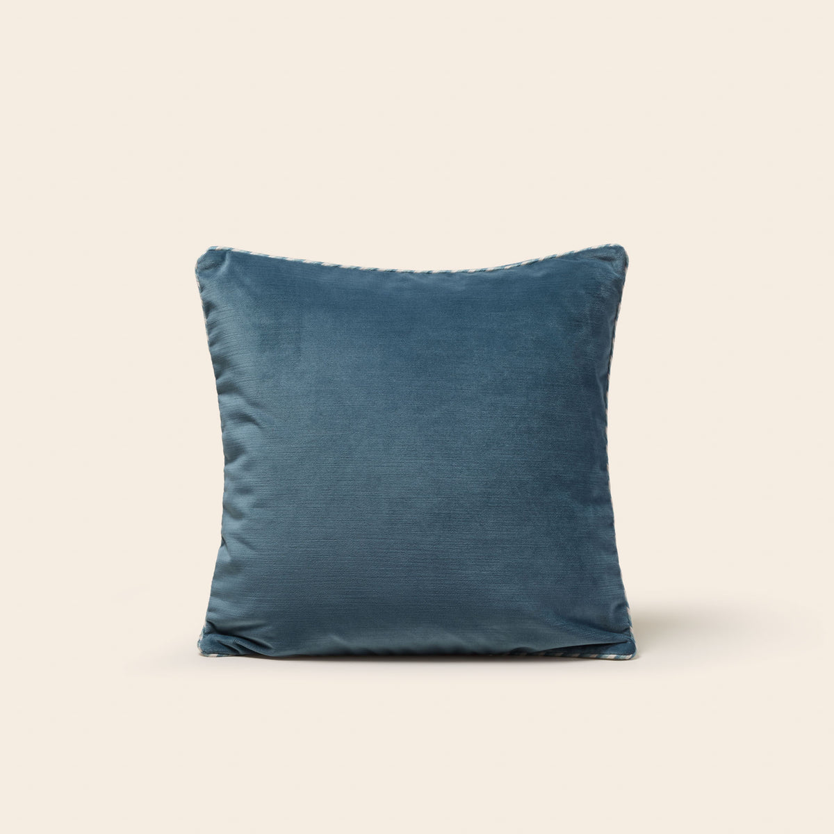 Housse de coussin DALILA bleu de gris