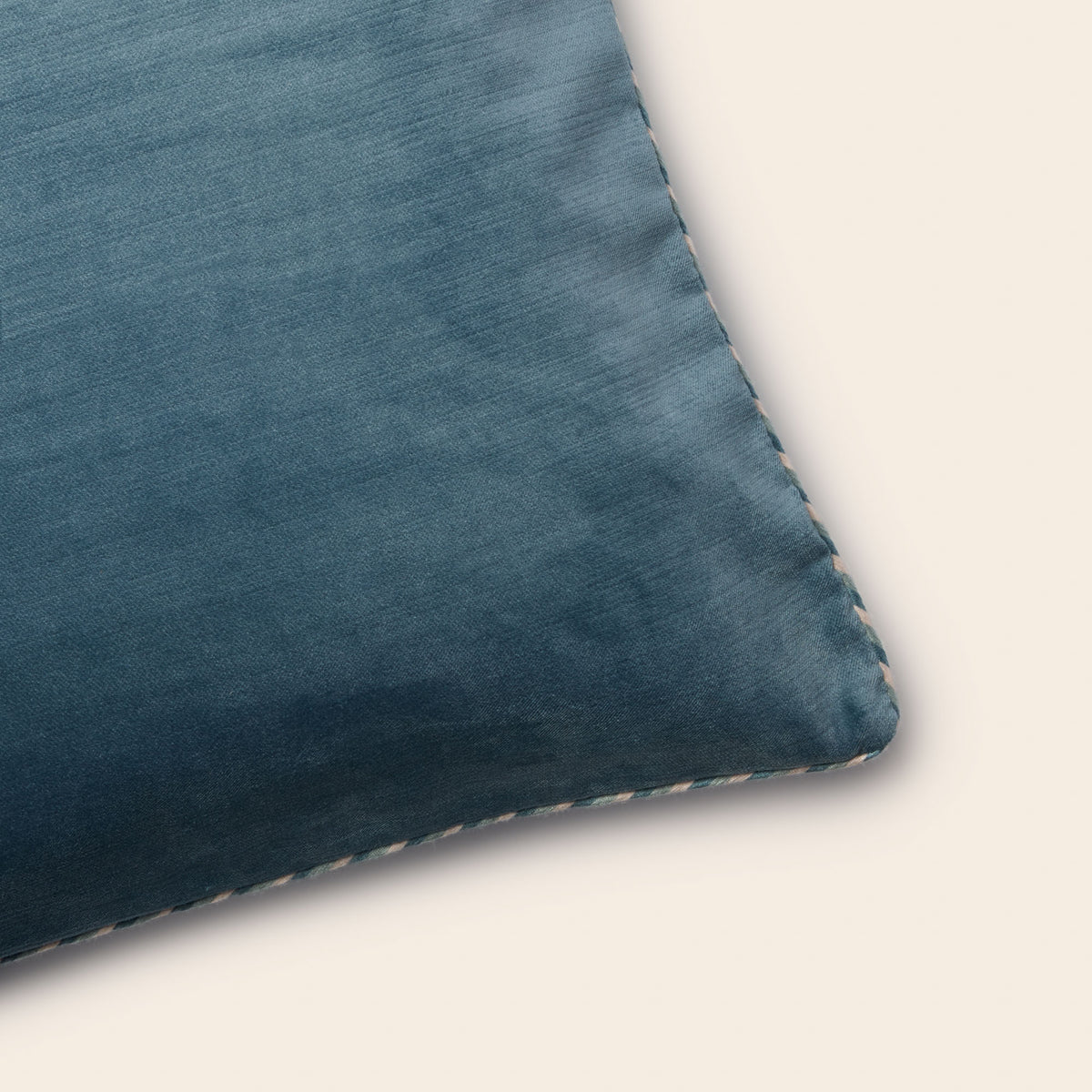 Housse de coussin DALILA bleu de gris