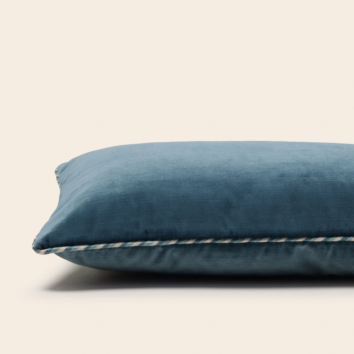 Housse de coussin DALILA bleu de gris