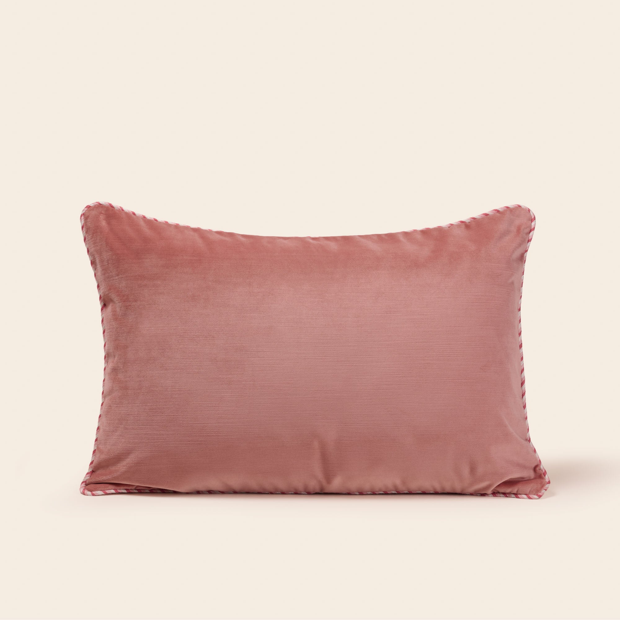 Housse de coussin DALILA pêche rosé