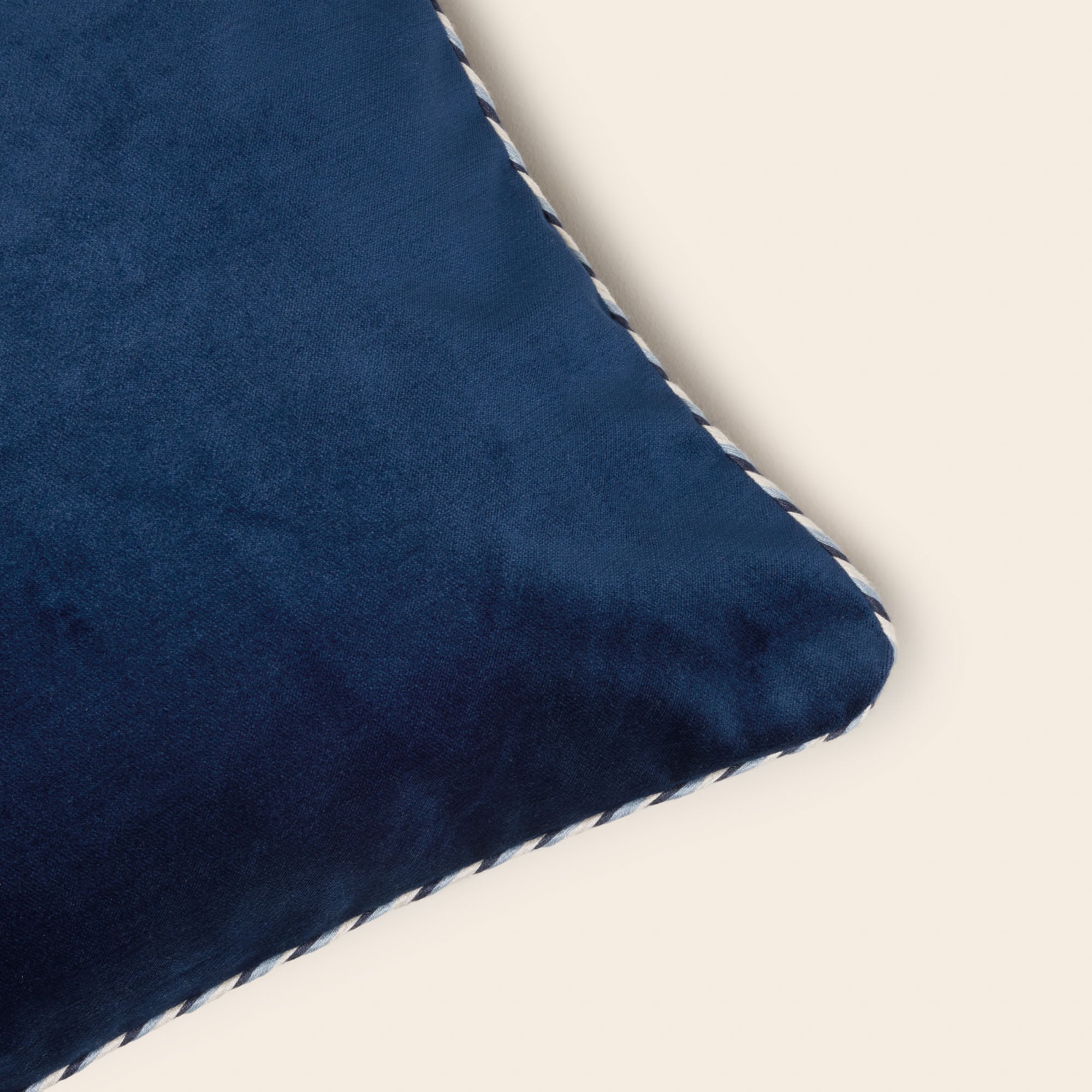 Housse de coussin DALILA bleu nuit