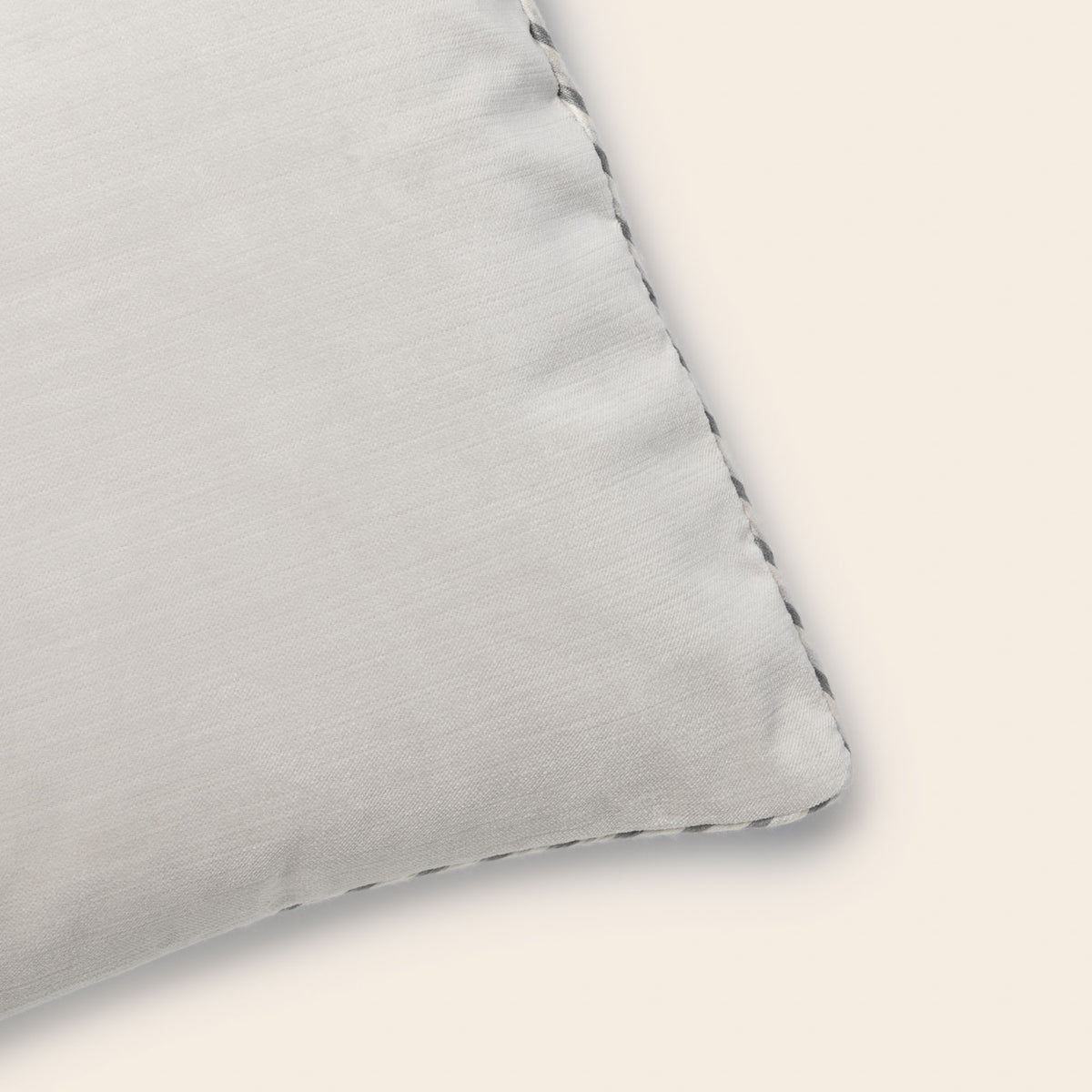 Housse de coussin DALILA gris perle
