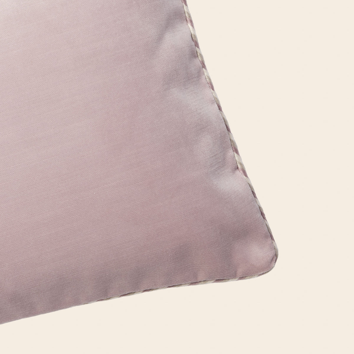 Housse de coussin DALILA nacre rose