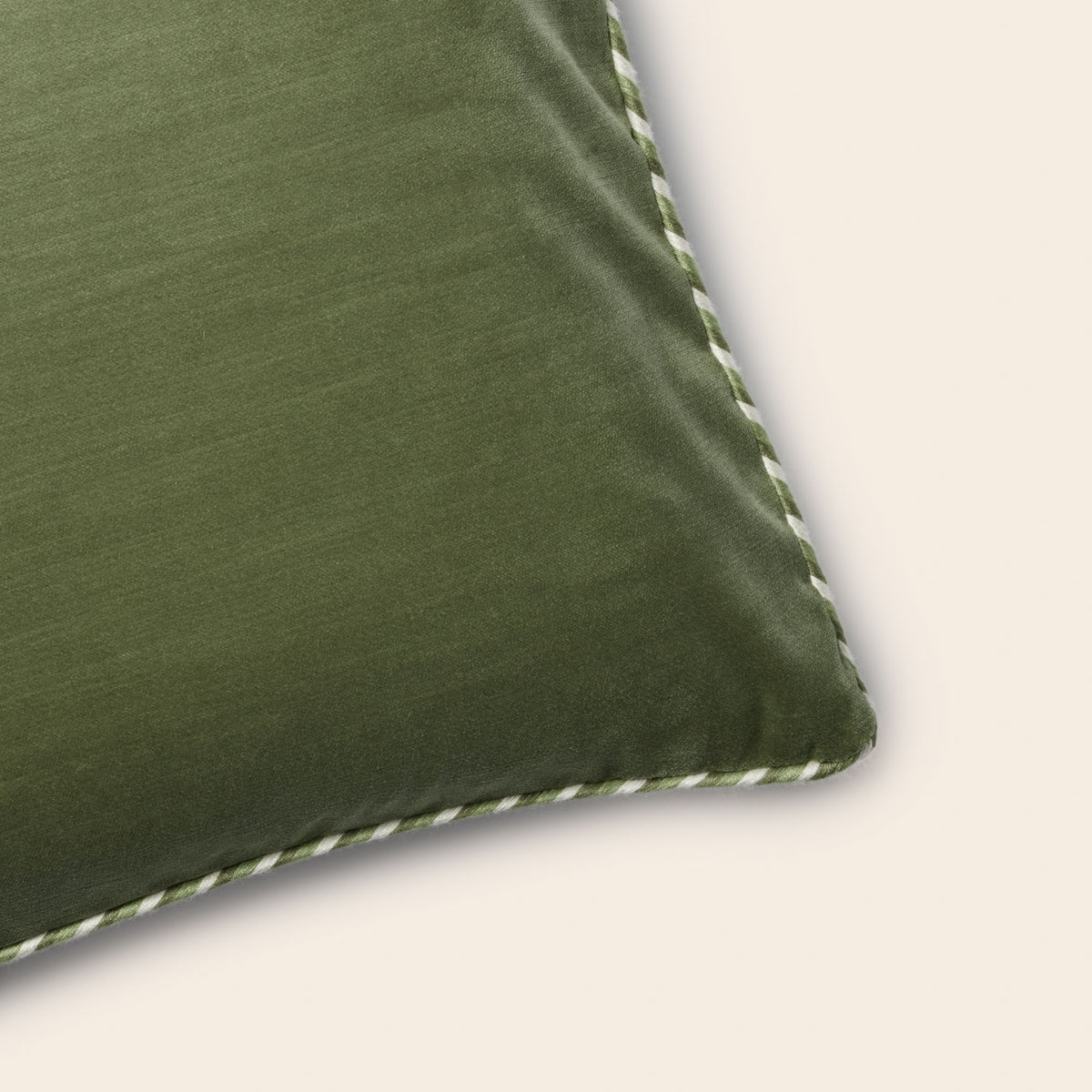 Housse de coussin DALILA vert amande