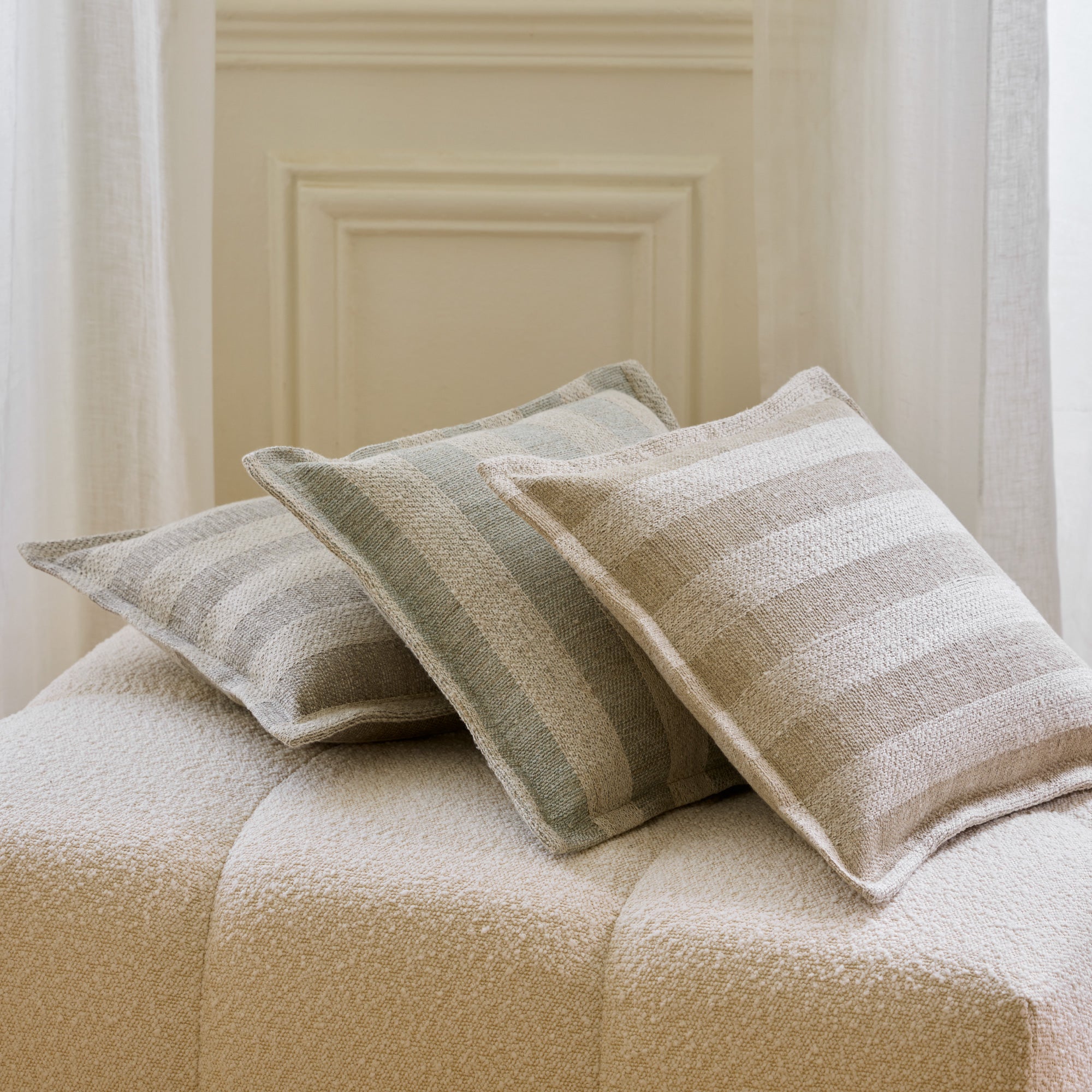 Housse de coussin FABBIO naturel