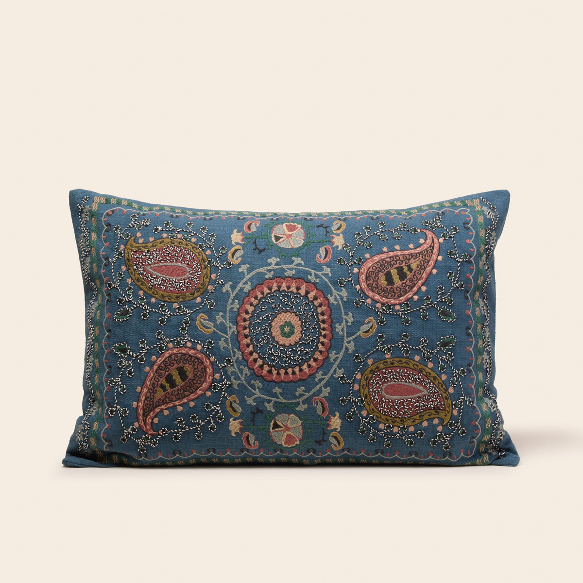 Housse de coussin MANDANA indigo