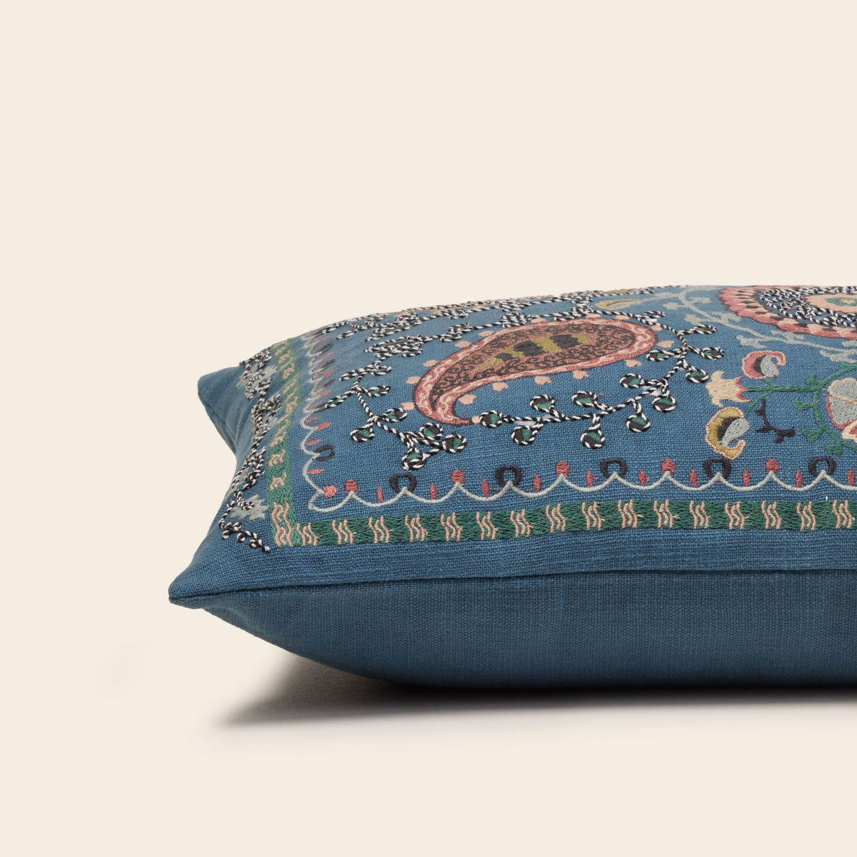 Housse de coussin MANDANA indigo