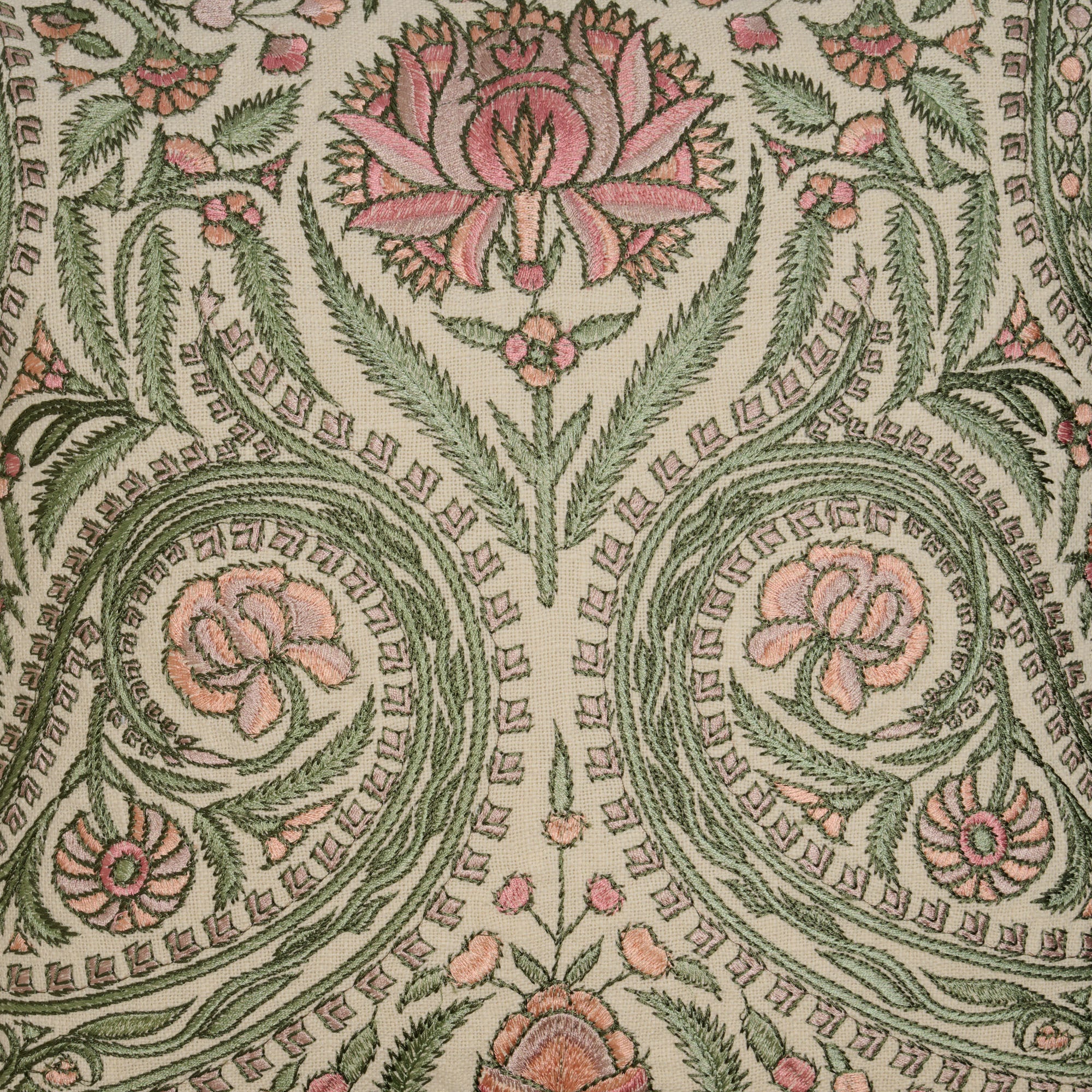 Housse de coussin MIRCEA ivoire et pastels