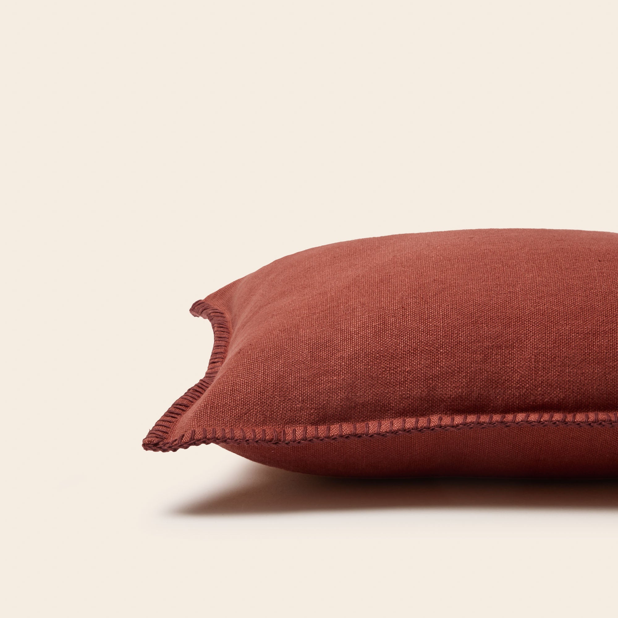 Housse de coussin NINO brique