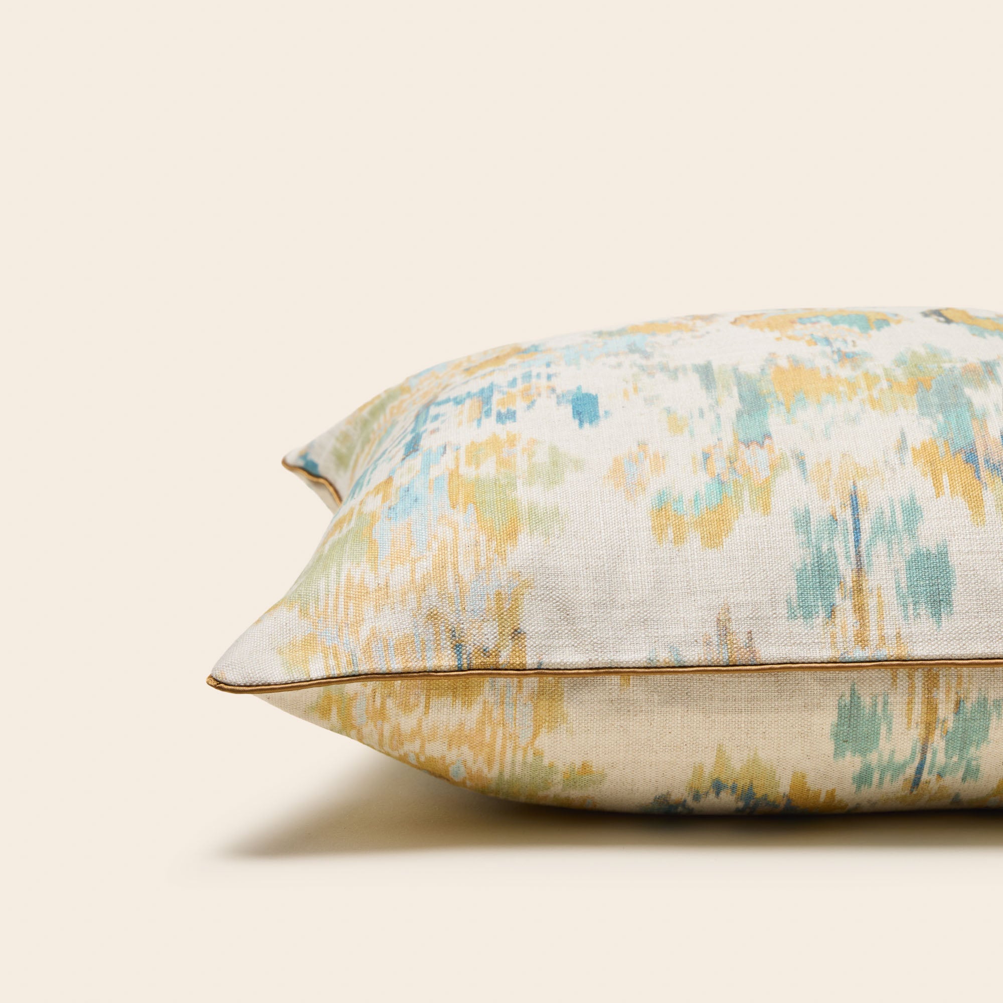 Housse de coussin SHINTA naturel et jaune