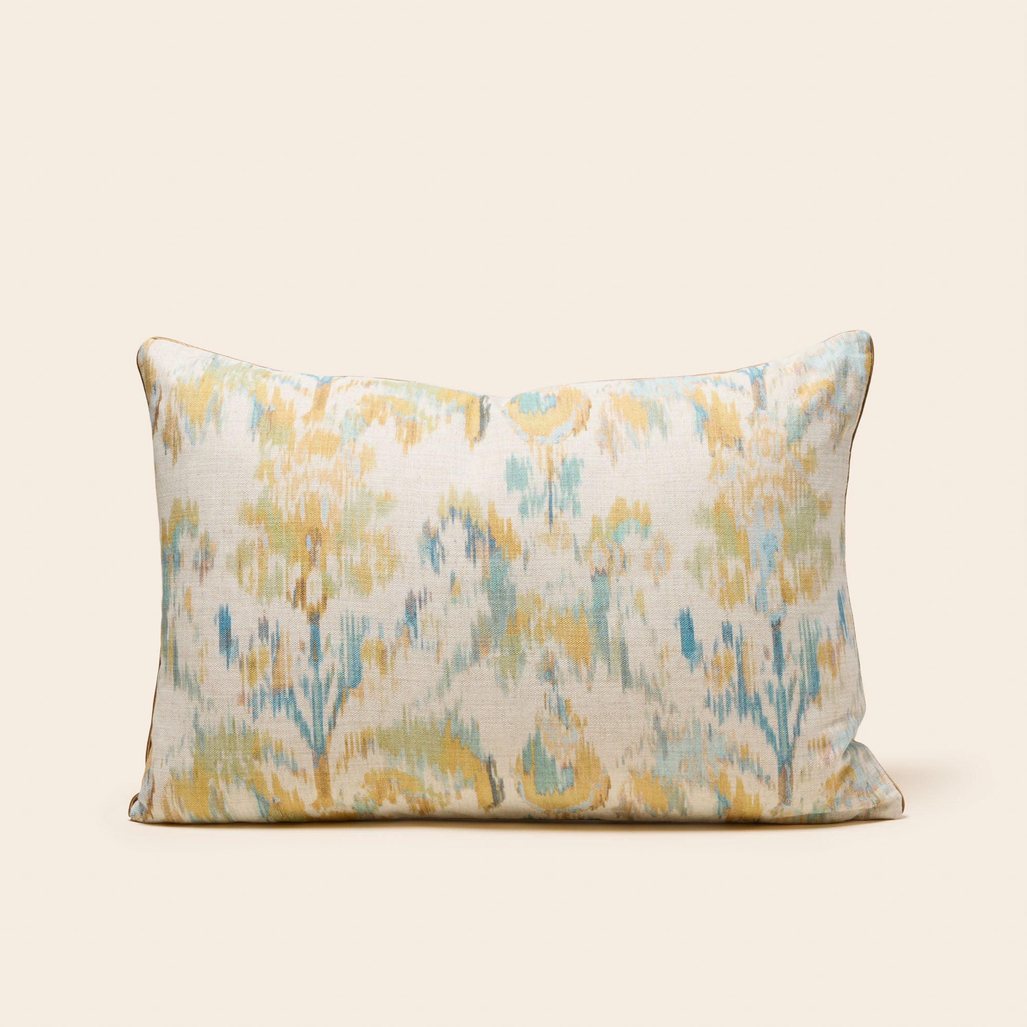 Housse de coussin SHINTA naturel et jaune