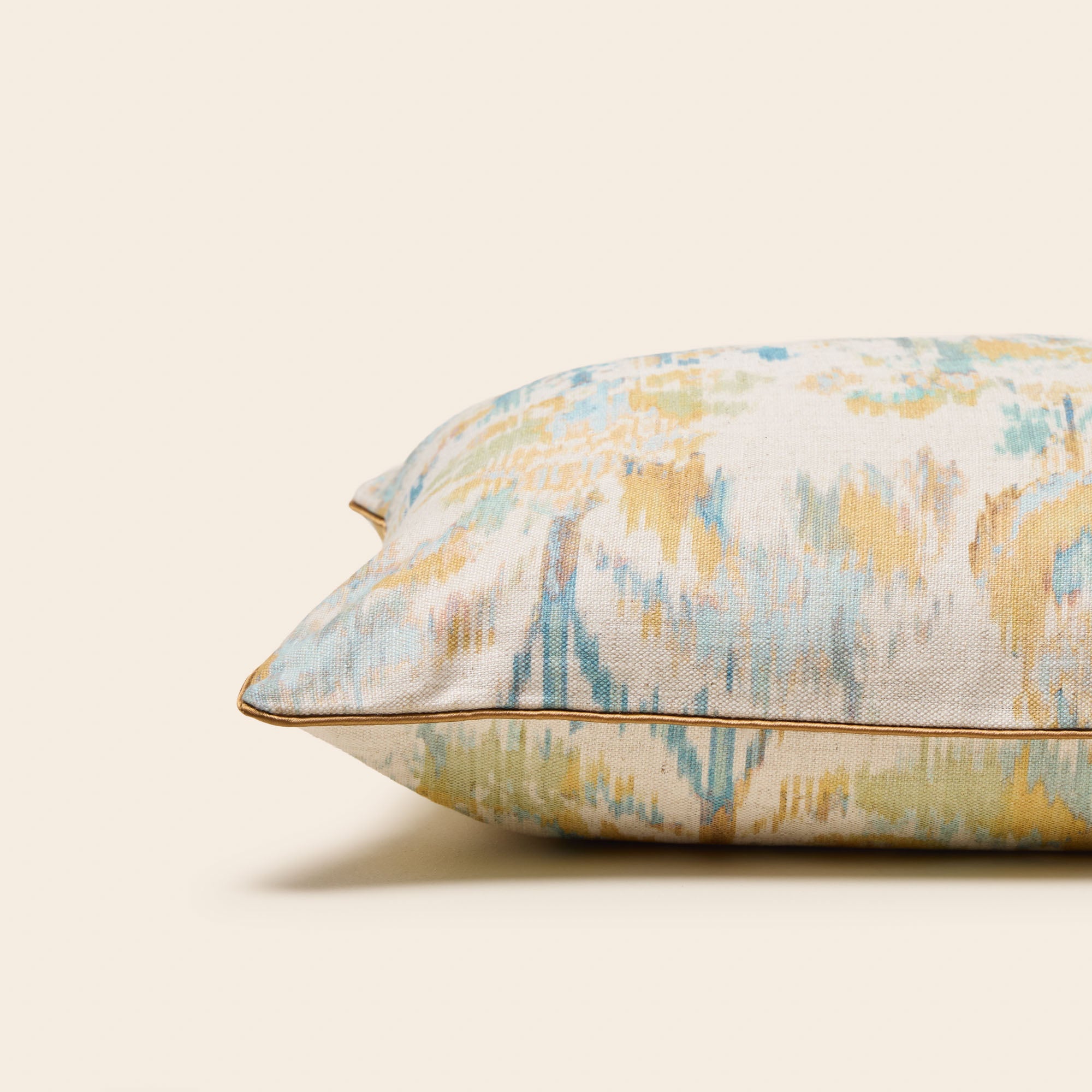 Housse de coussin SHINTA naturel et jaune