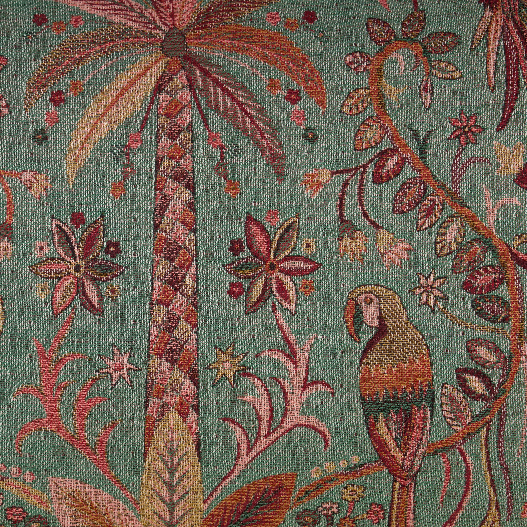 Housse de coussin SUNDARI turquoise et multicolore