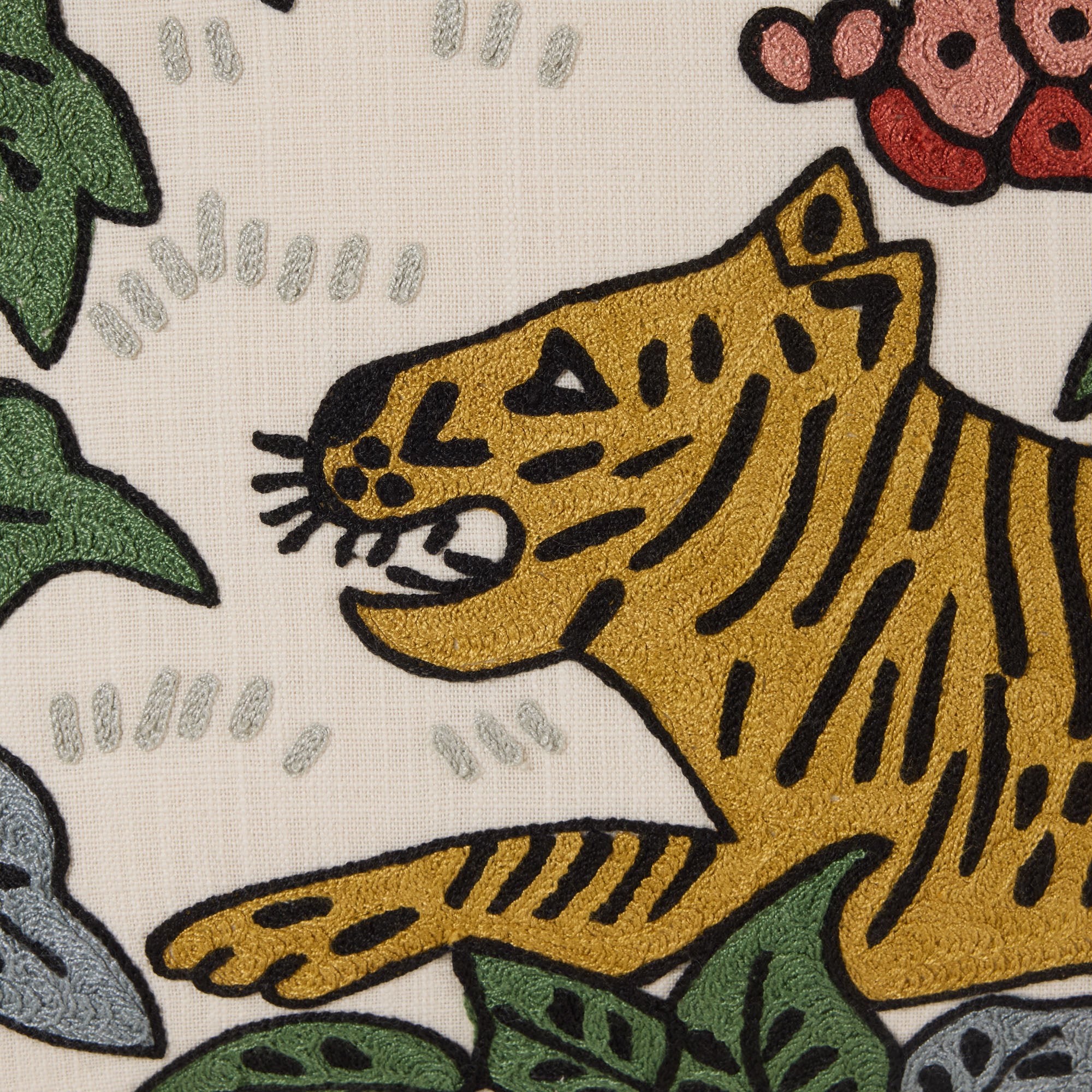 Housse de coussin TIGRIS ivoire