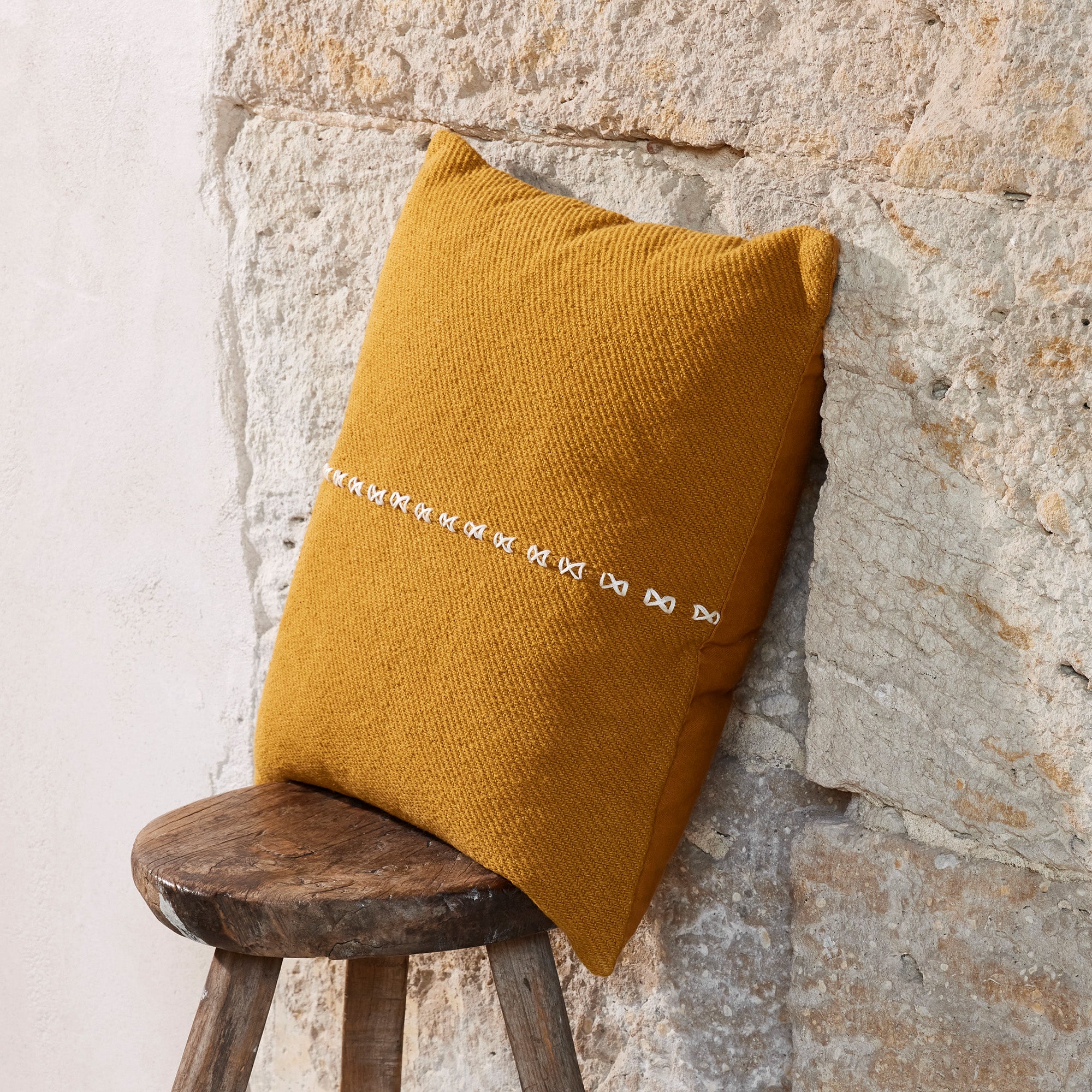 Housse de coussin WALISS curry