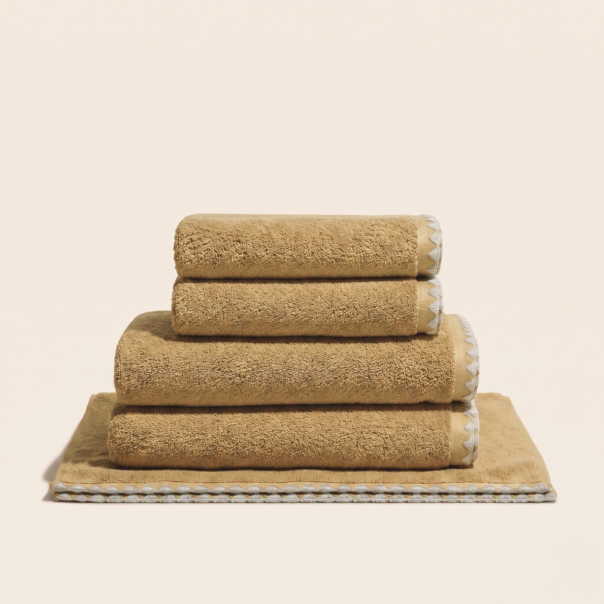 Le Duo NERYDA jaune sable et beige