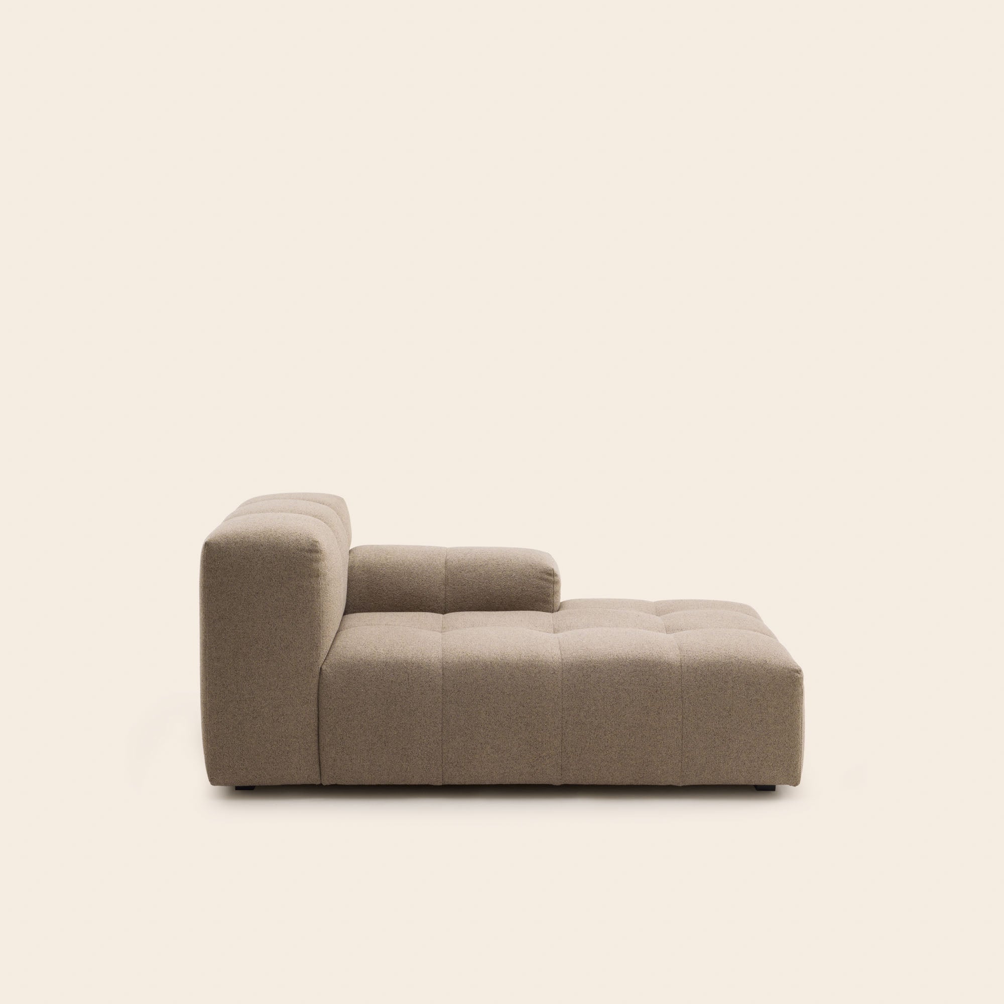 Méridienne modulable D UBERTO glory taupe