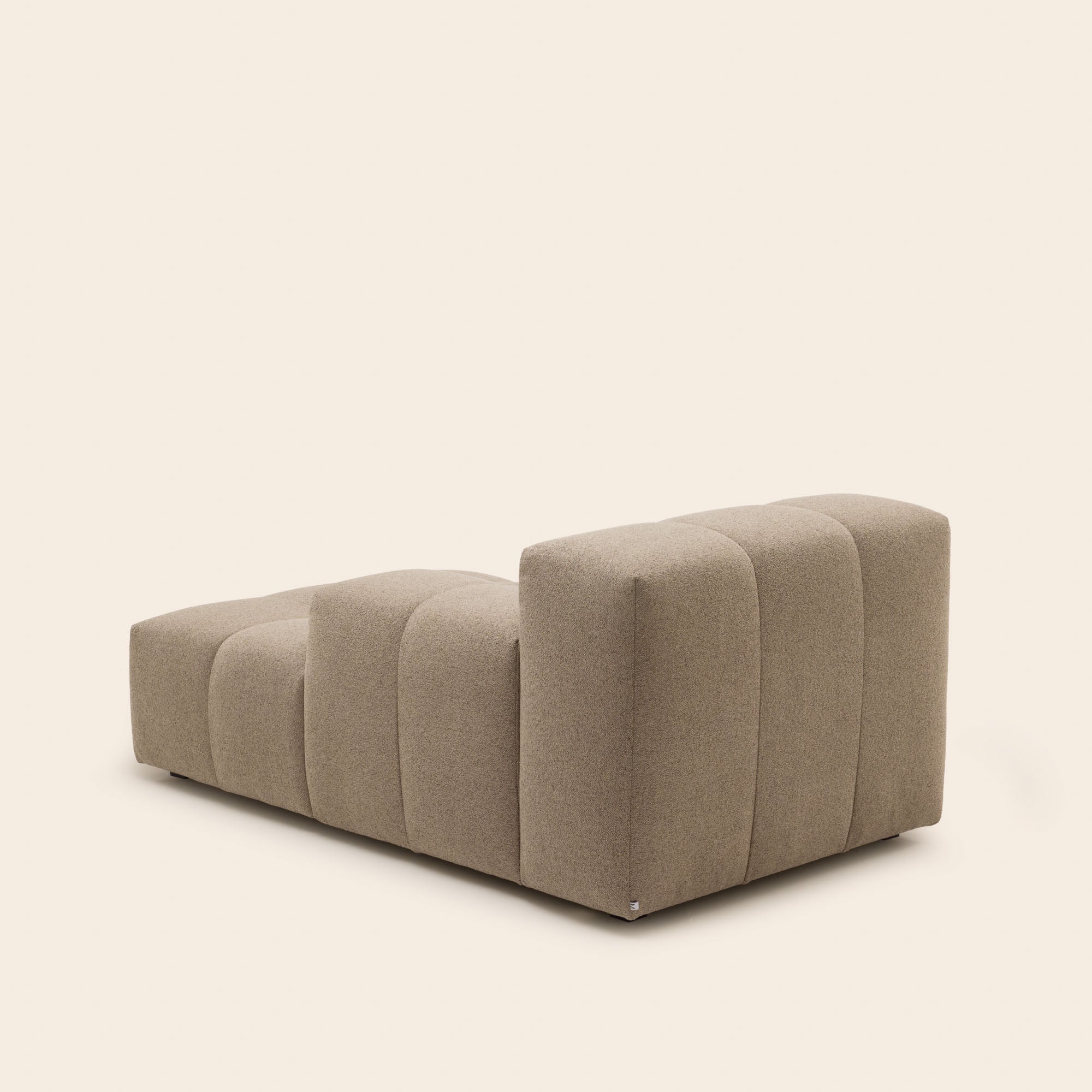 Méridienne modulable D UBERTO glory taupe
