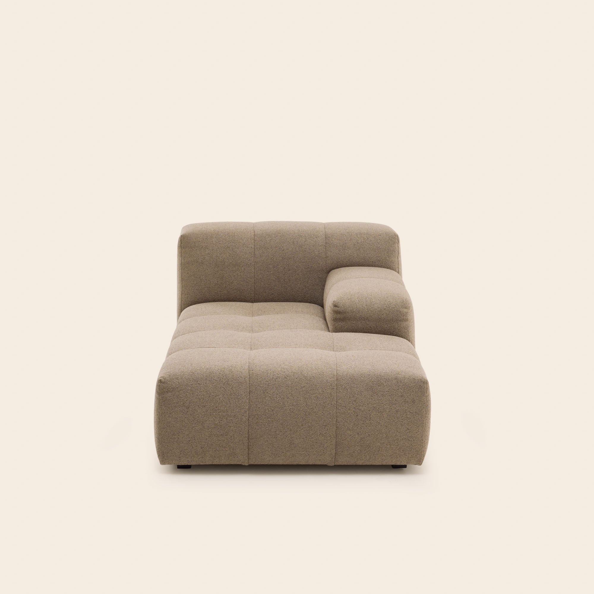 Méridienne modulable D UBERTO glory taupe