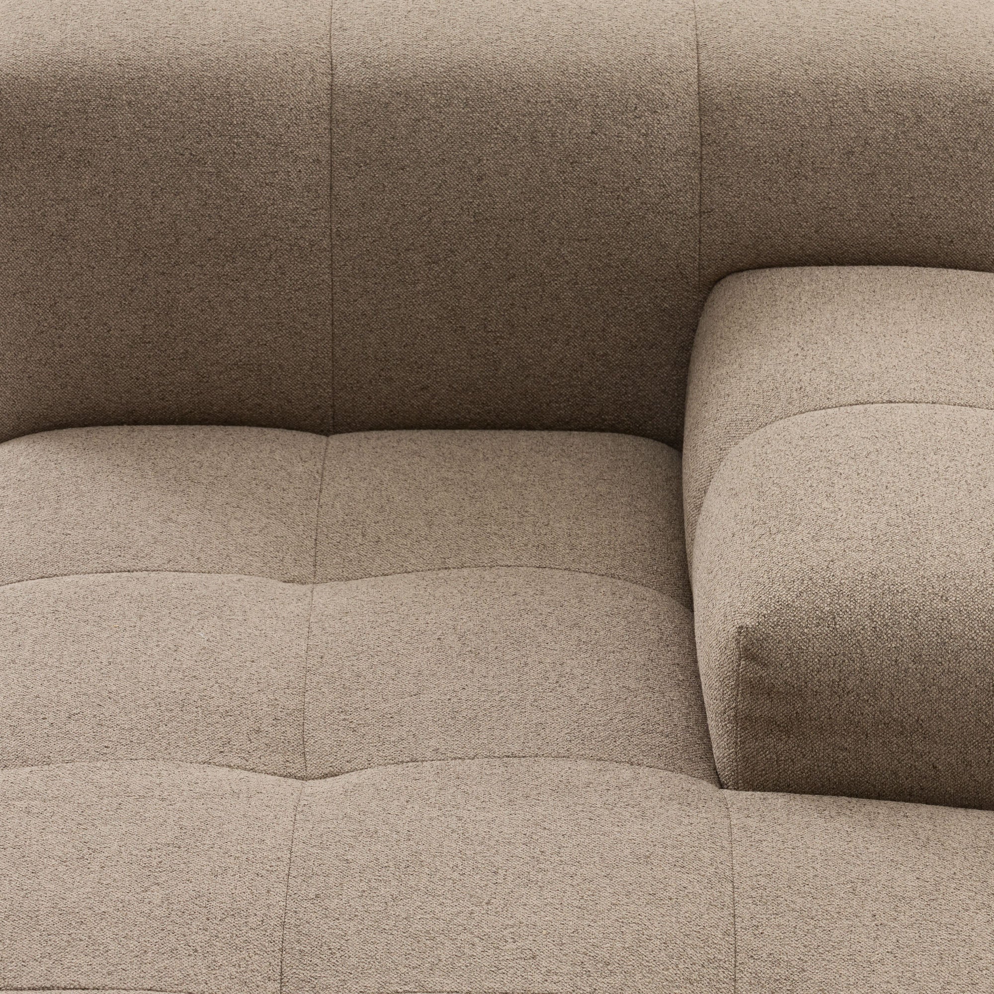 Méridienne modulable D UBERTO glory taupe