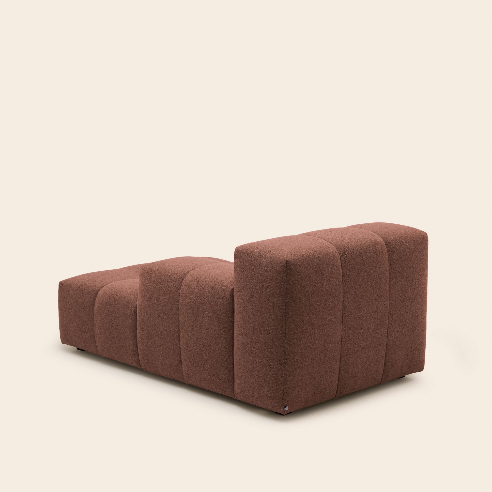 Méridienne modulable D UBERTO glory rouille