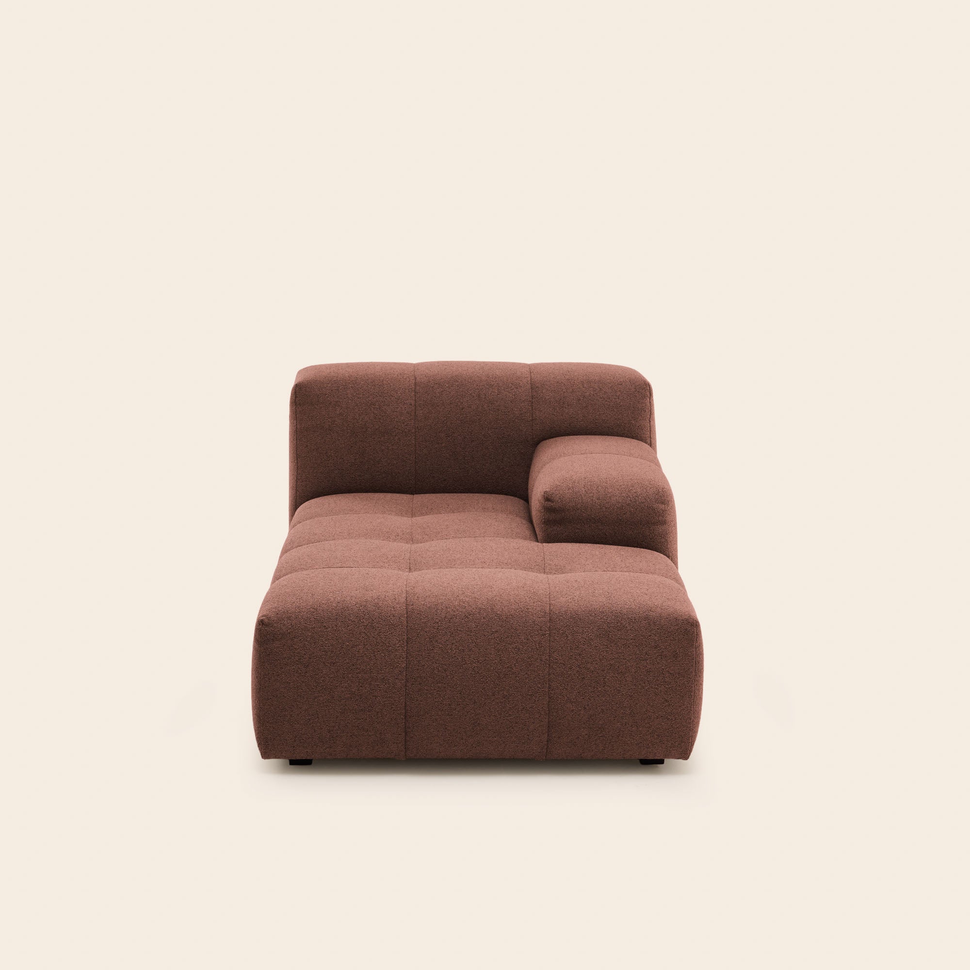 Méridienne modulable D UBERTO glory rouille
